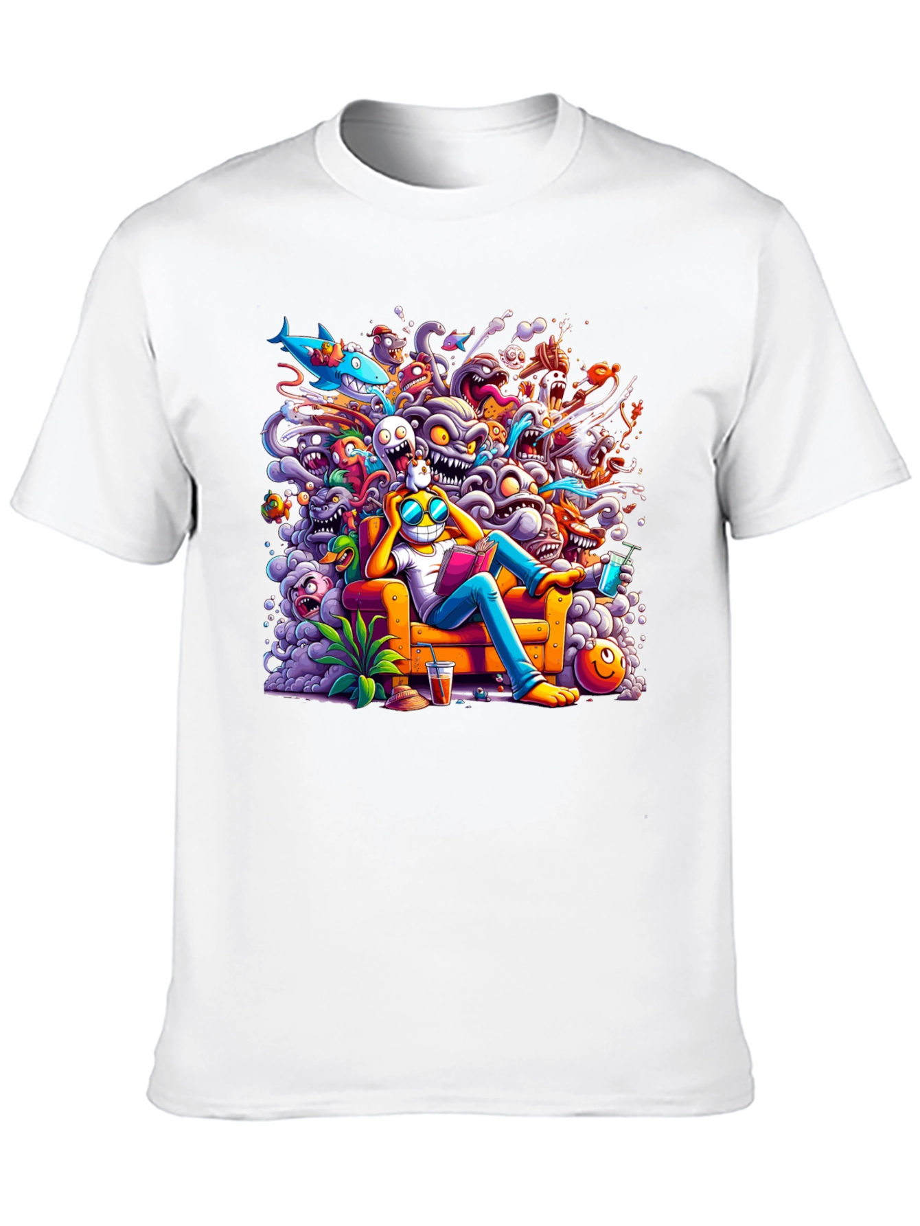 Cartoon Character Graphic Tee