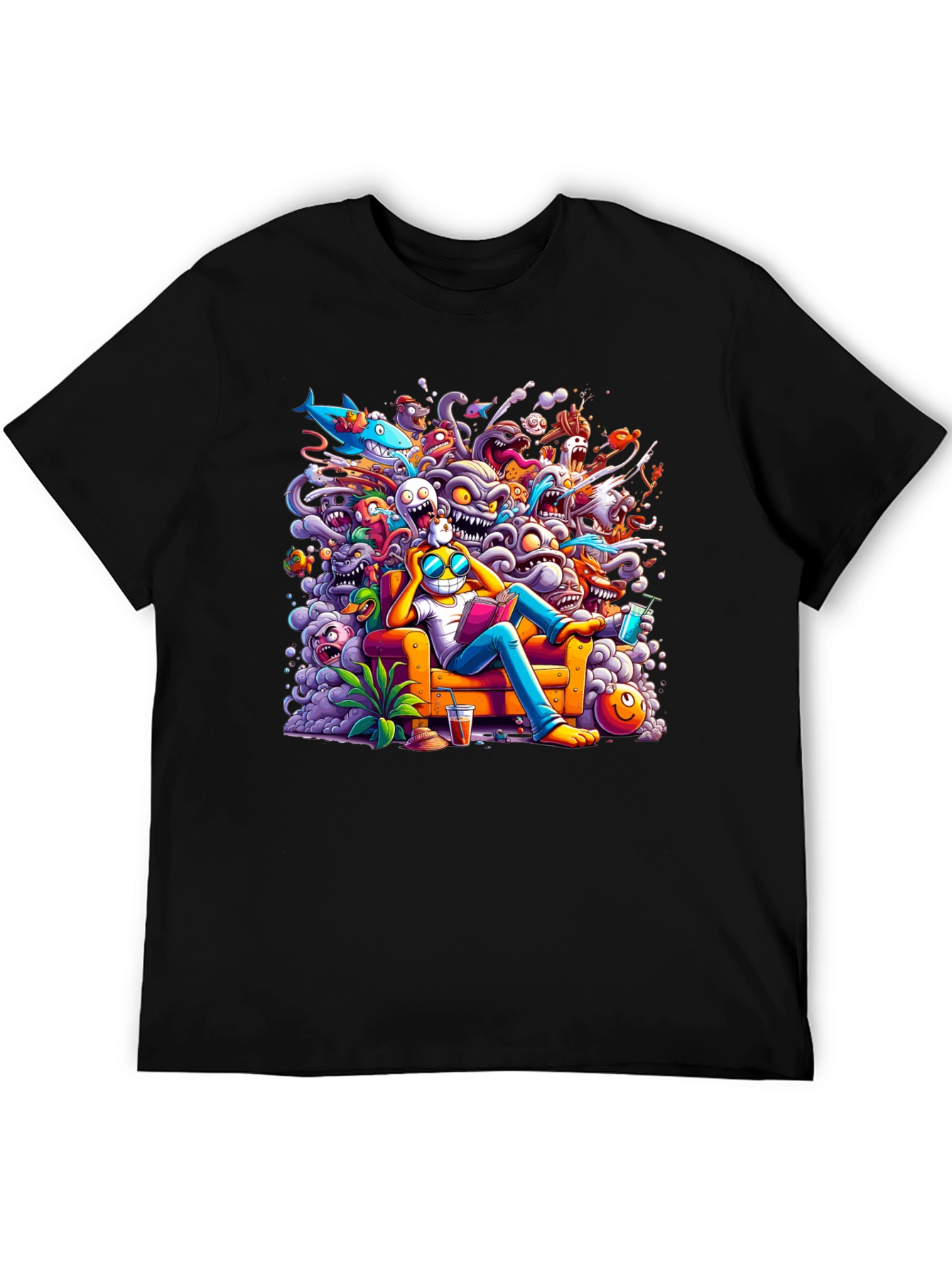 Cartoon Character Graphic Tee