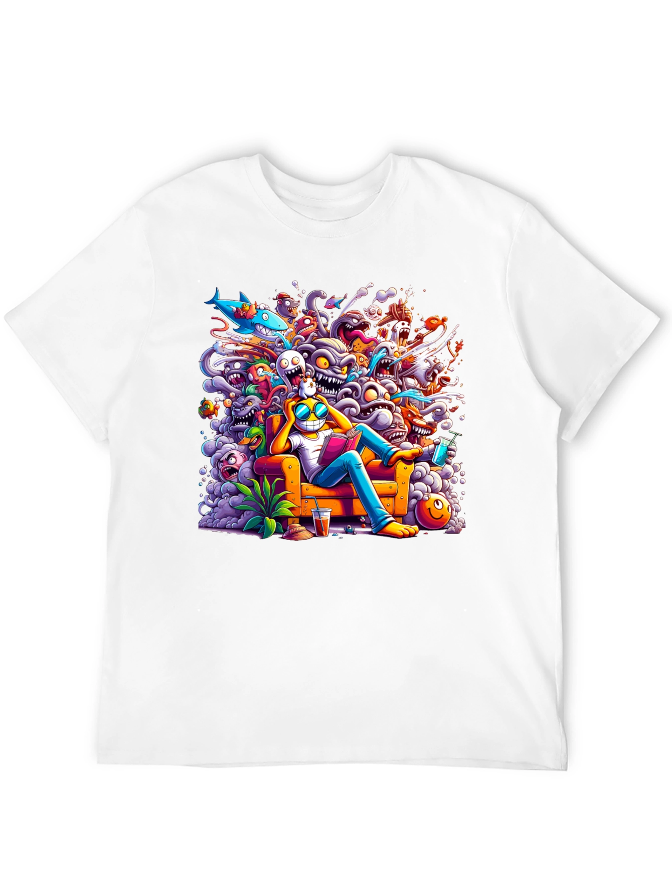 Cartoon Character Graphic Tee