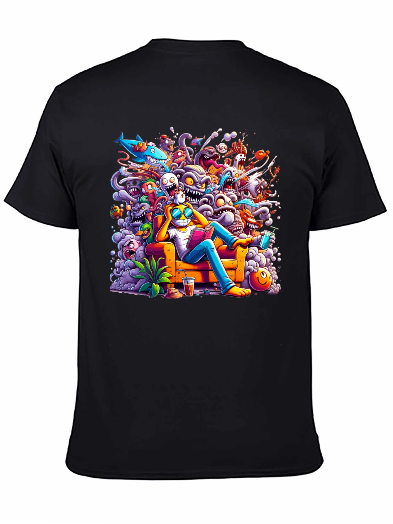 Cartoon Character Graphic Tee