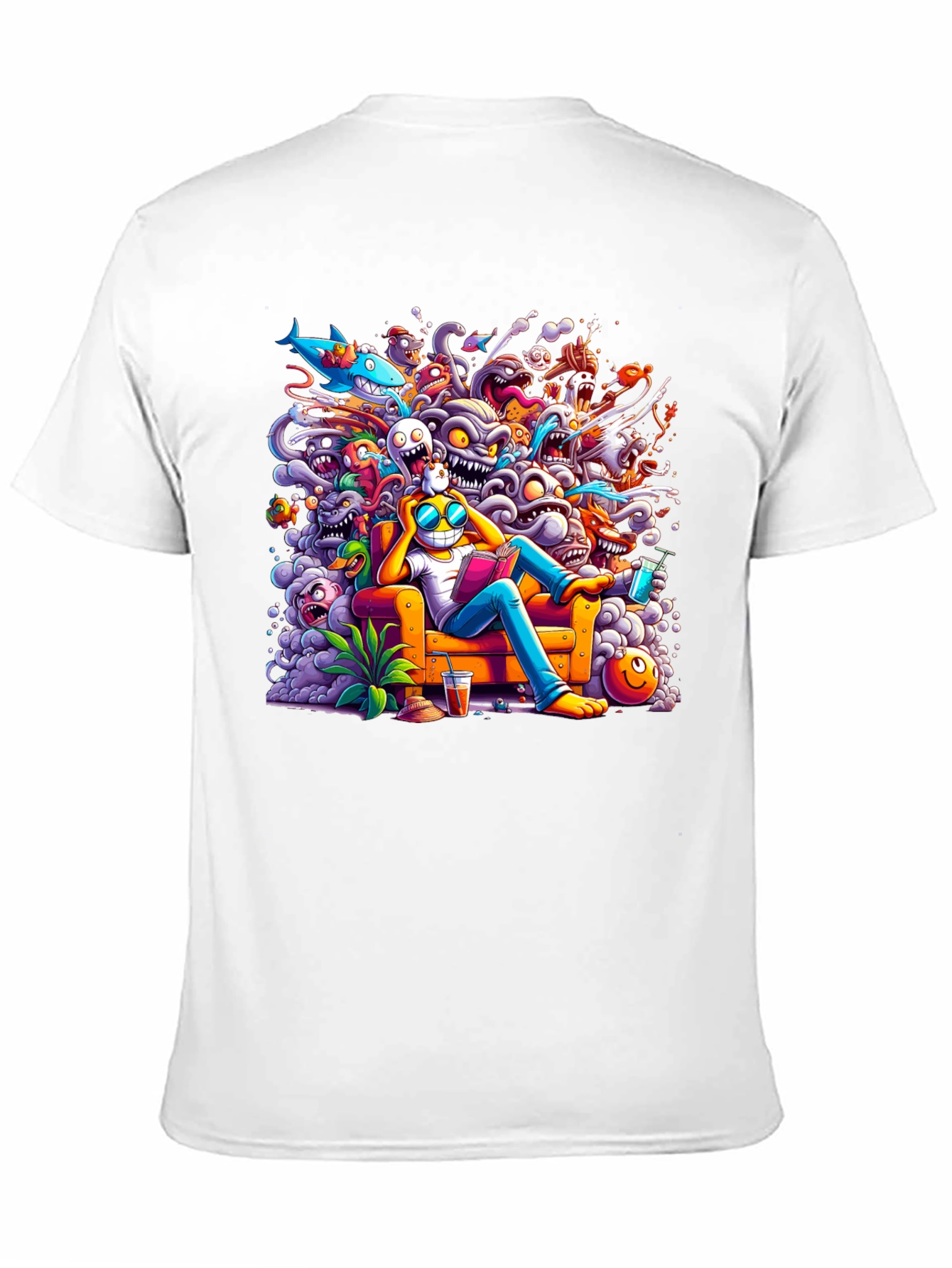Cartoon Character Graphic Tee