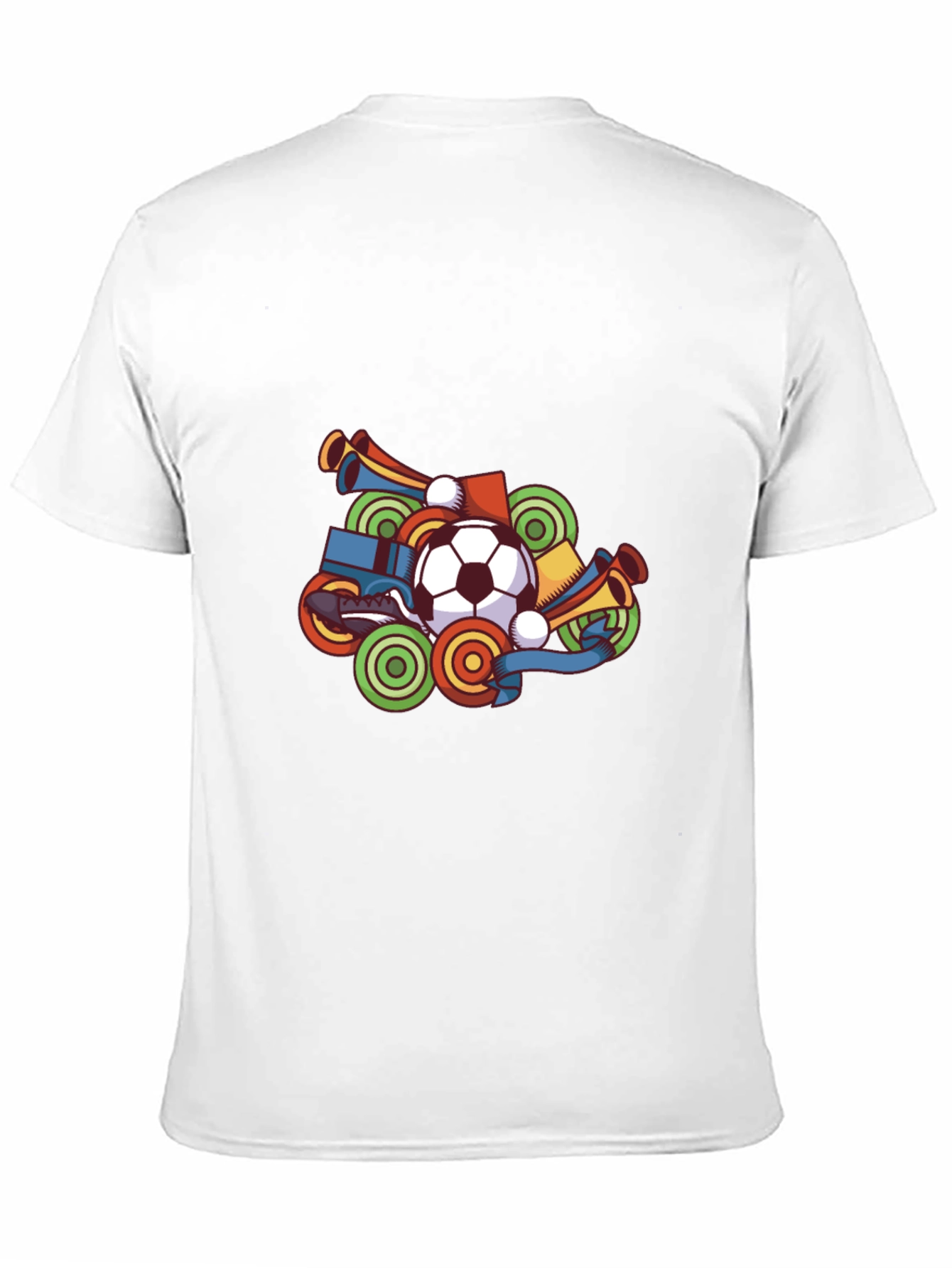 Soccer Fan T-Shirt - Black Graphic Tee