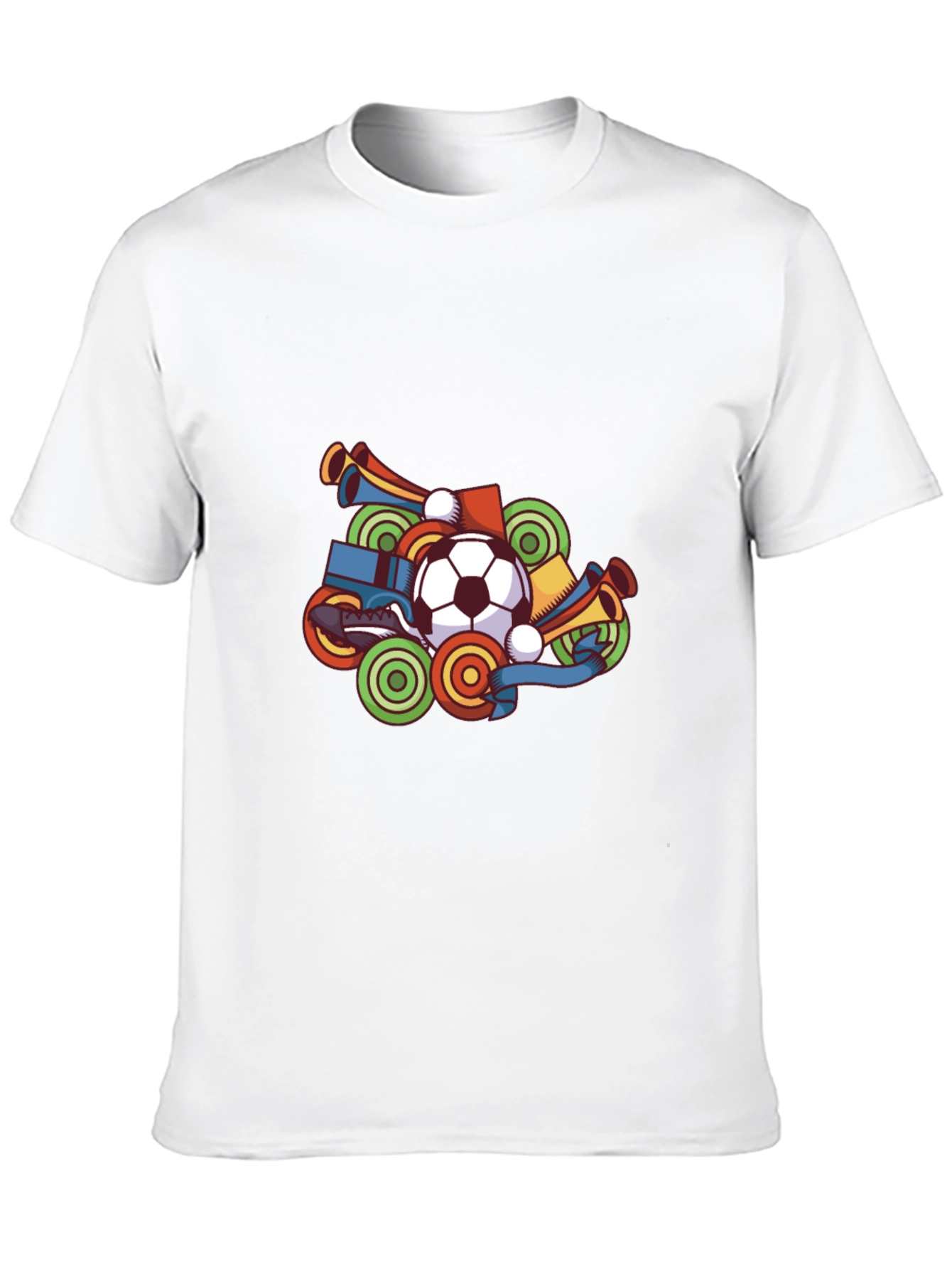 Soccer Fan T-Shirt - Black Graphic Tee