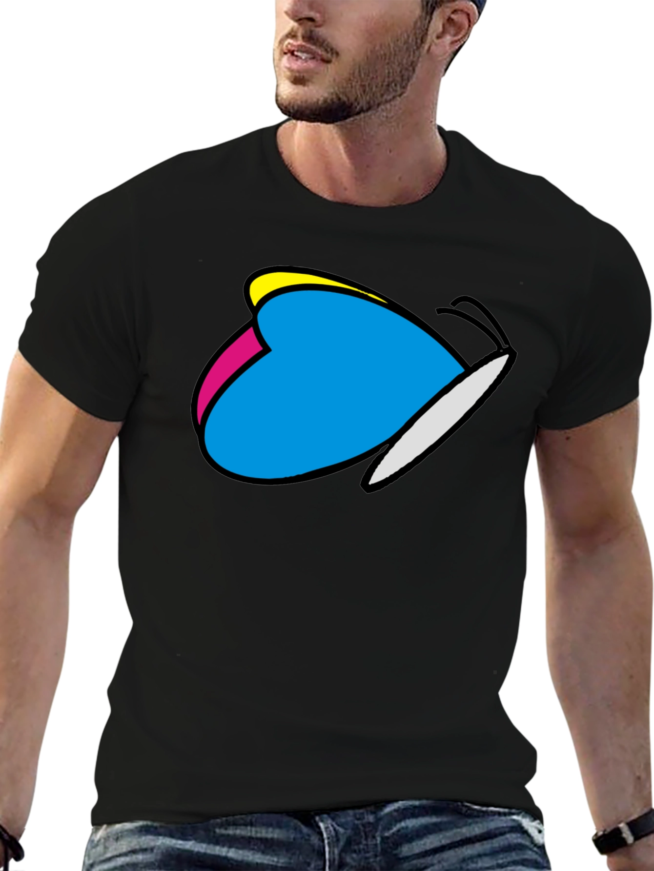 Butterfly Graphic Black T-Shirt