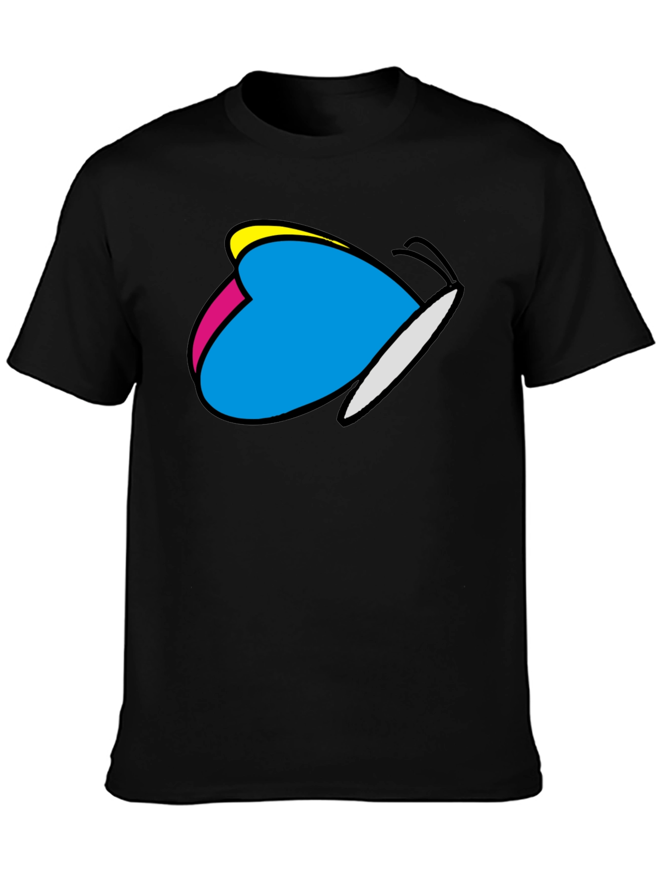 Butterfly Graphic Black T-Shirt