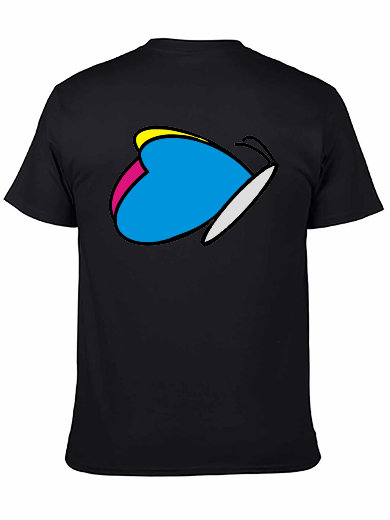 Butterfly Graphic Black T-Shirt