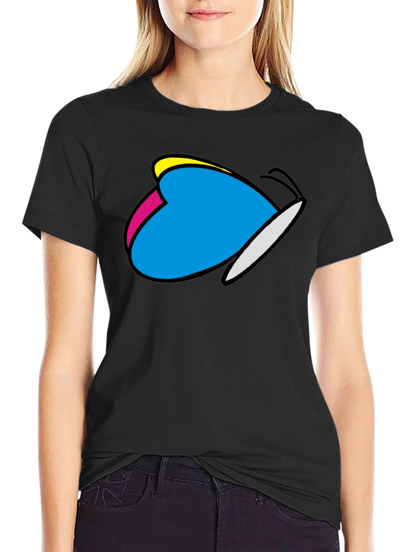 Butterfly Graphic Black T-Shirt