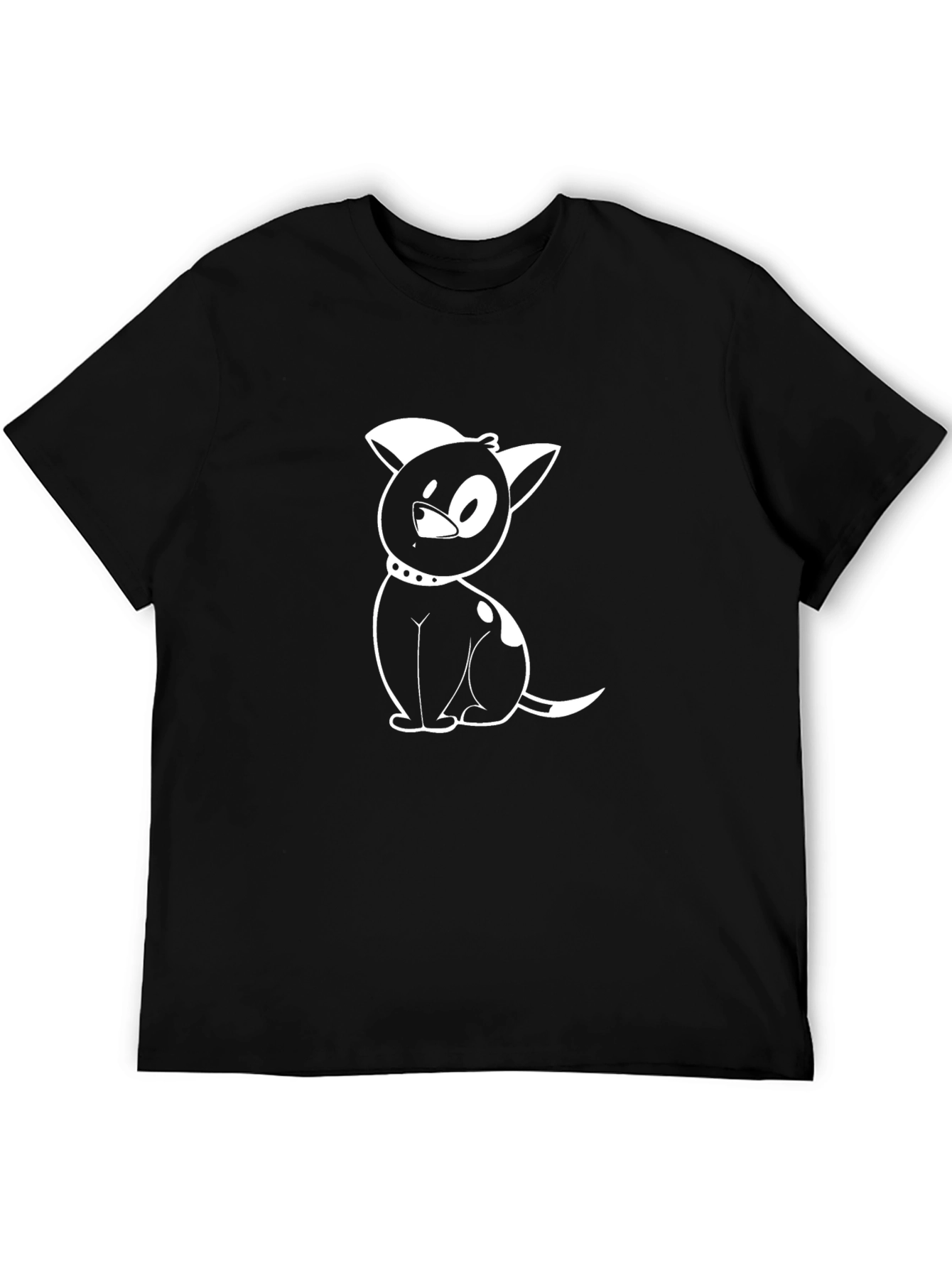 Cartoon Dog Graphic T-Shirt