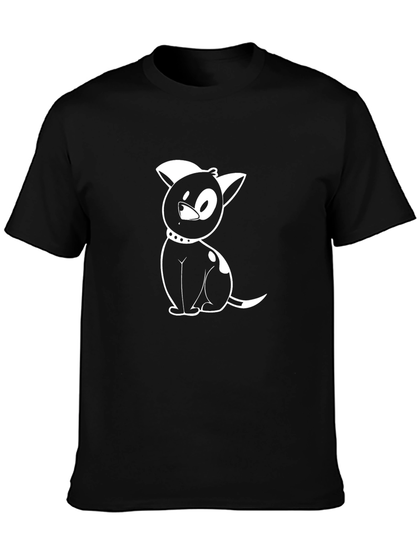 Cartoon Dog Graphic T-Shirt