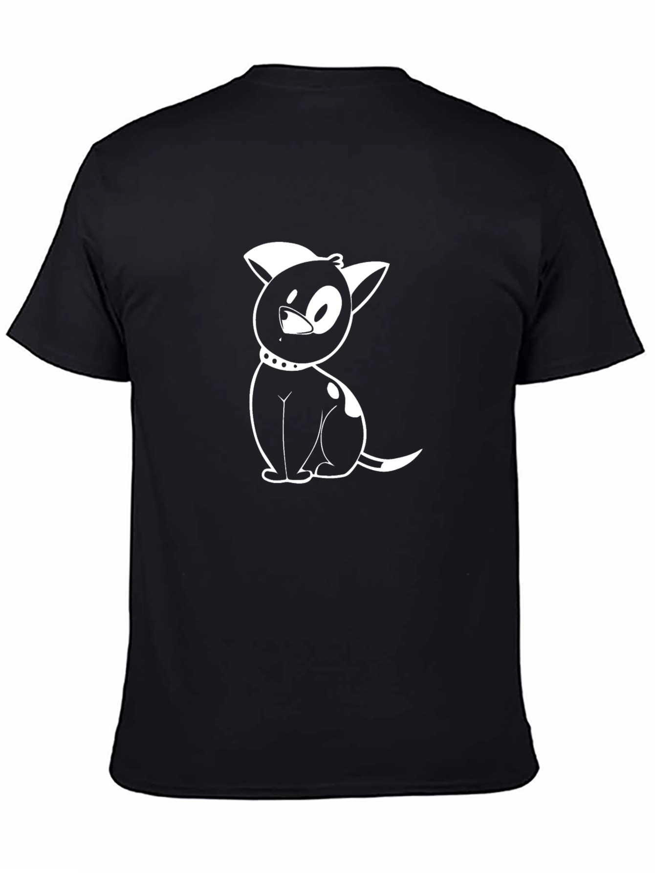 Cartoon Dog Graphic T-Shirt