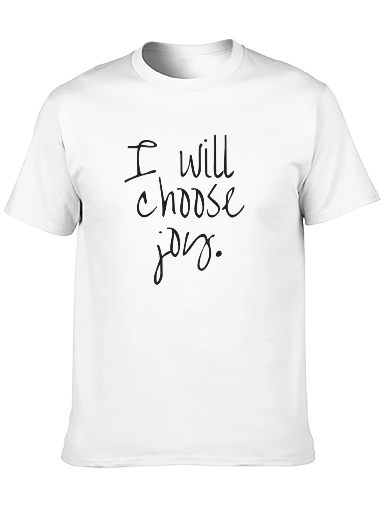 I Will Choose Joy Black Graphic Tee
