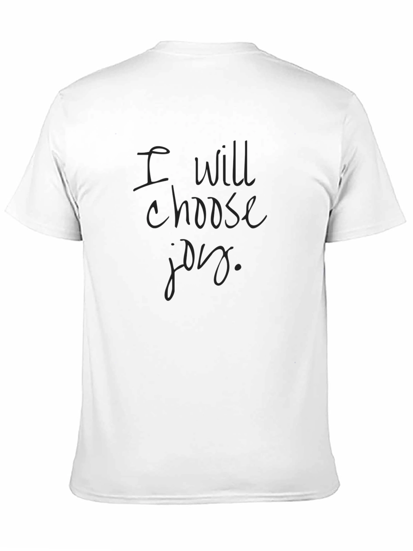 I Will Choose Joy Black Graphic Tee