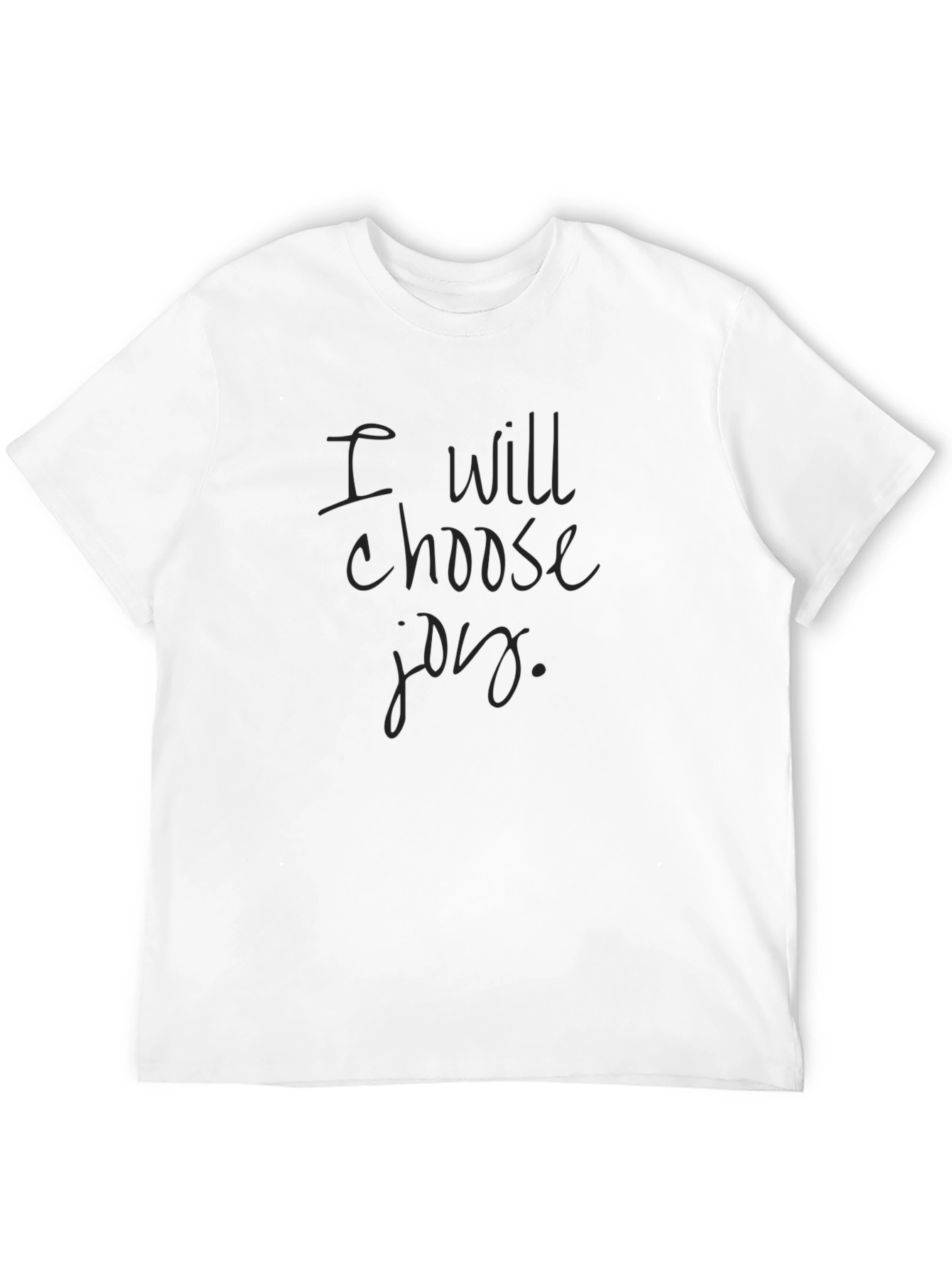 I Will Choose Joy Black Graphic Tee