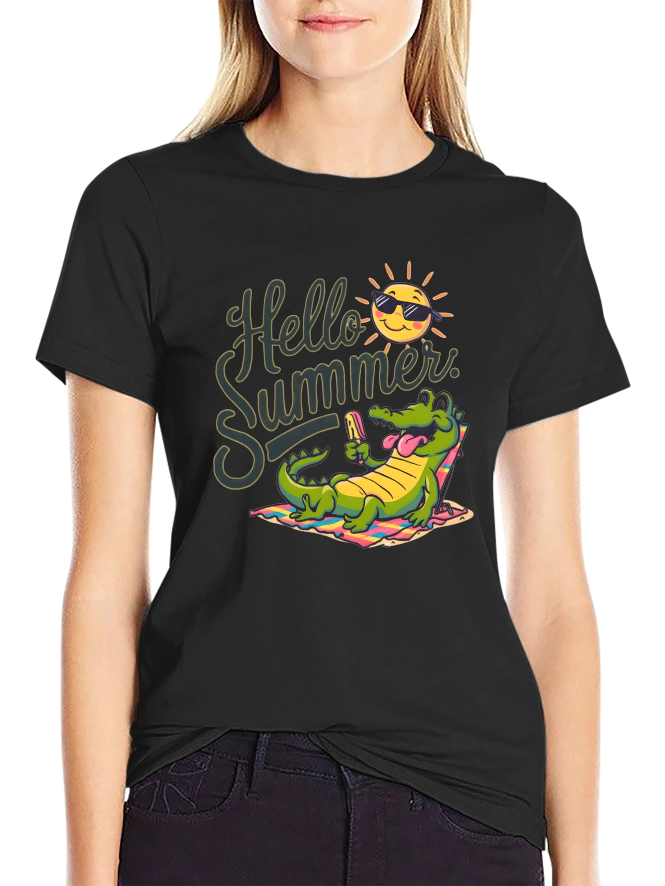 Hello Summer Alligator T-Shirt