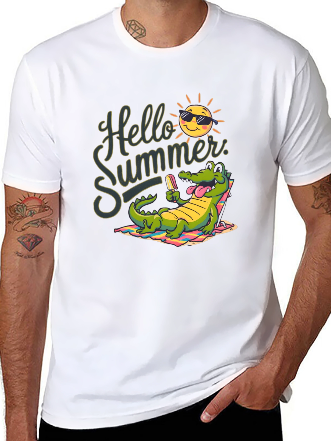 Hello Summer Alligator T-Shirt