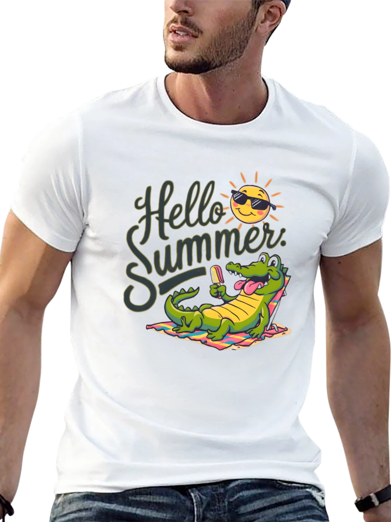 Hello Summer Alligator T-Shirt