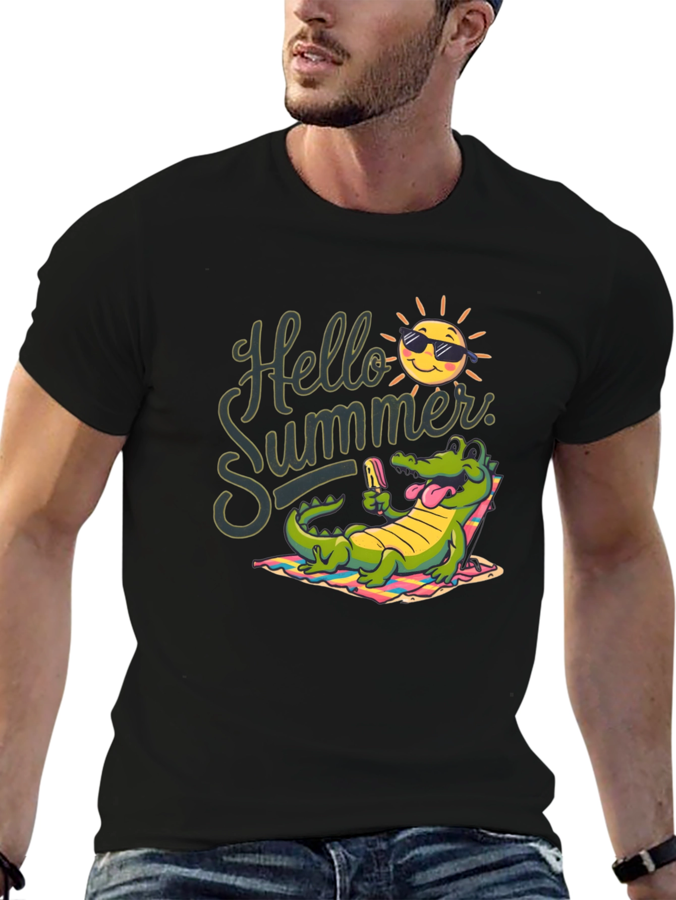Hello Summer Alligator T-Shirt