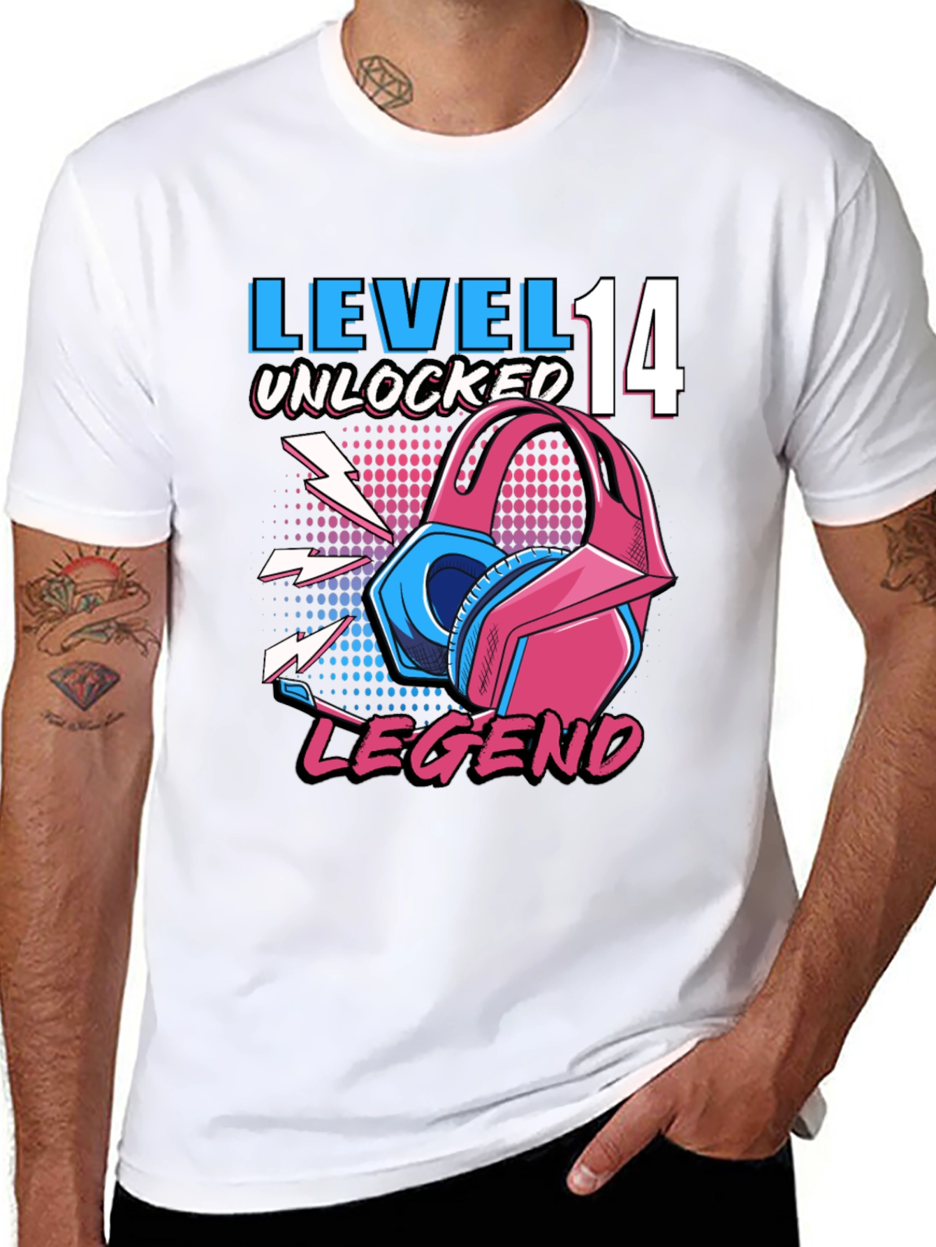 Level 14 Unlocked Gaming Legend T-Shirt