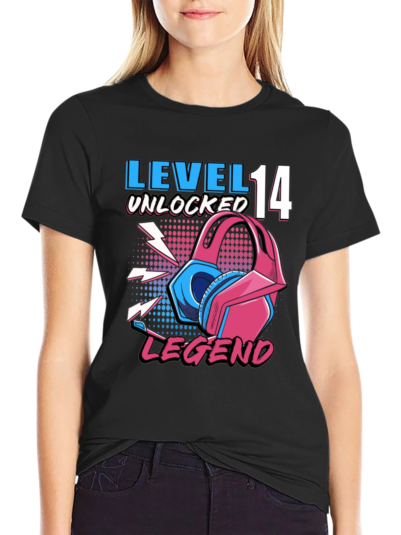 Level 14 Unlocked Gaming Legend T-Shirt
