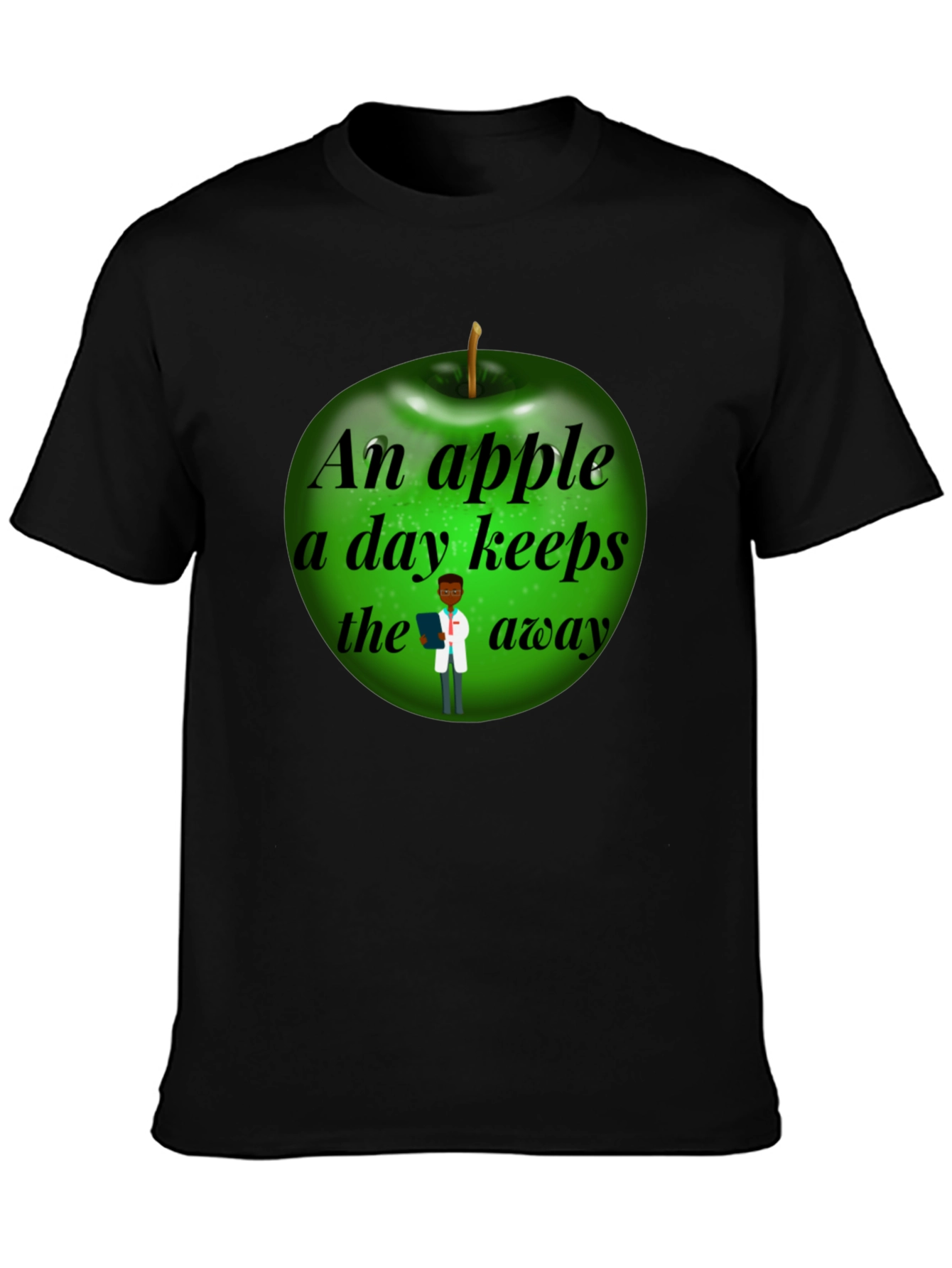 Funny Apple a Day Doctor T-Shirt