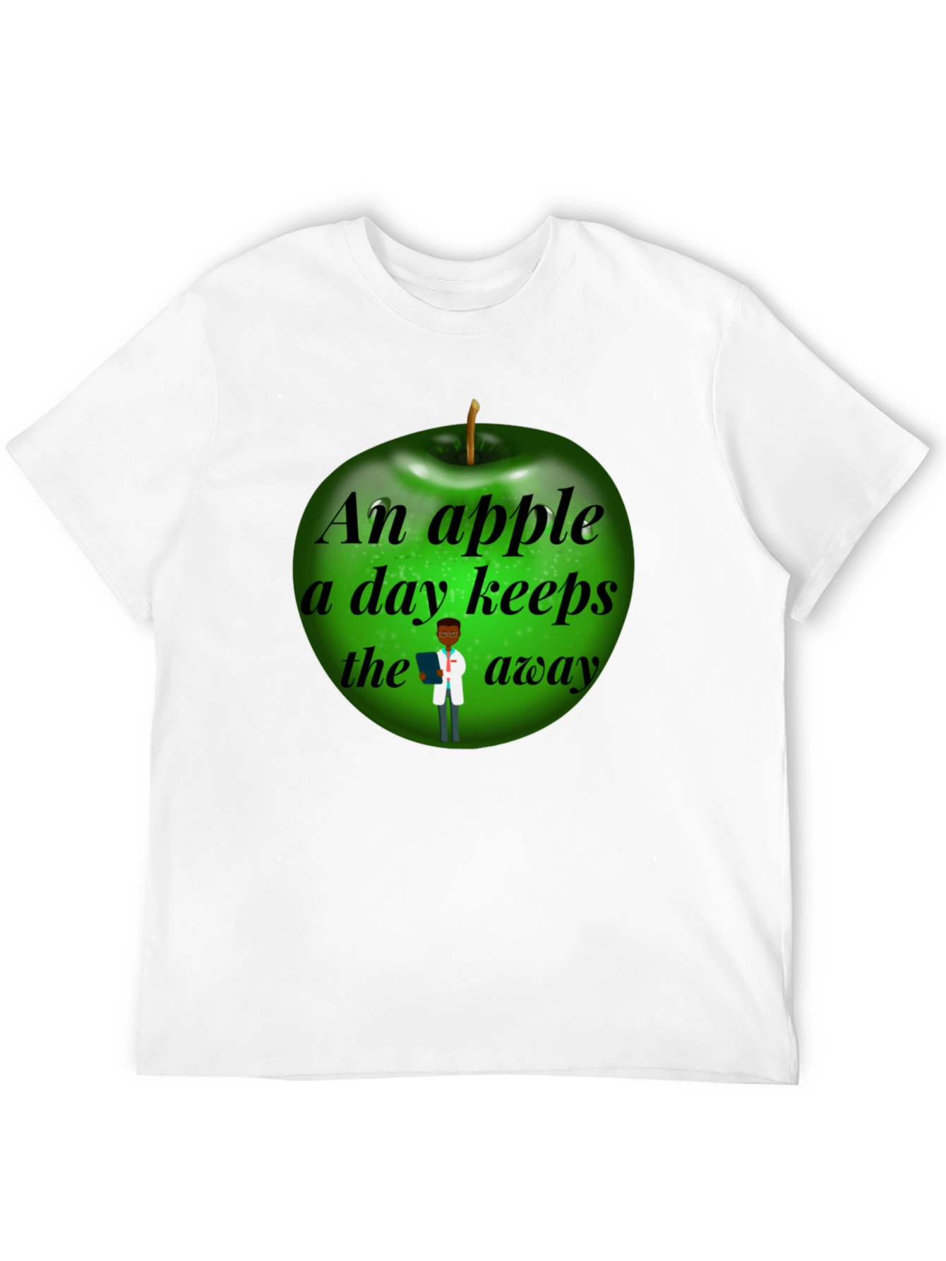 Funny Apple a Day Doctor T-Shirt