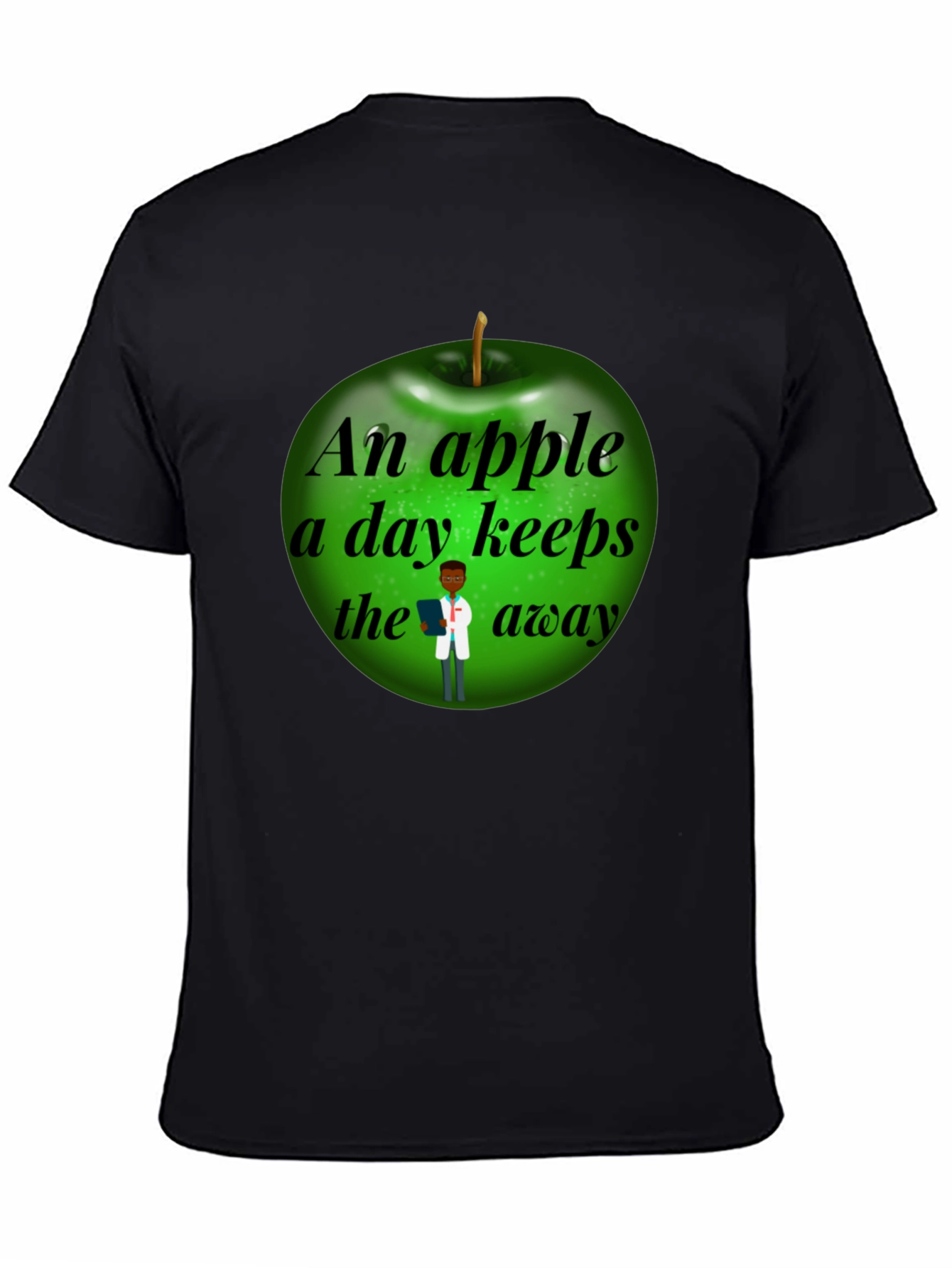 Funny Apple a Day Doctor T-Shirt