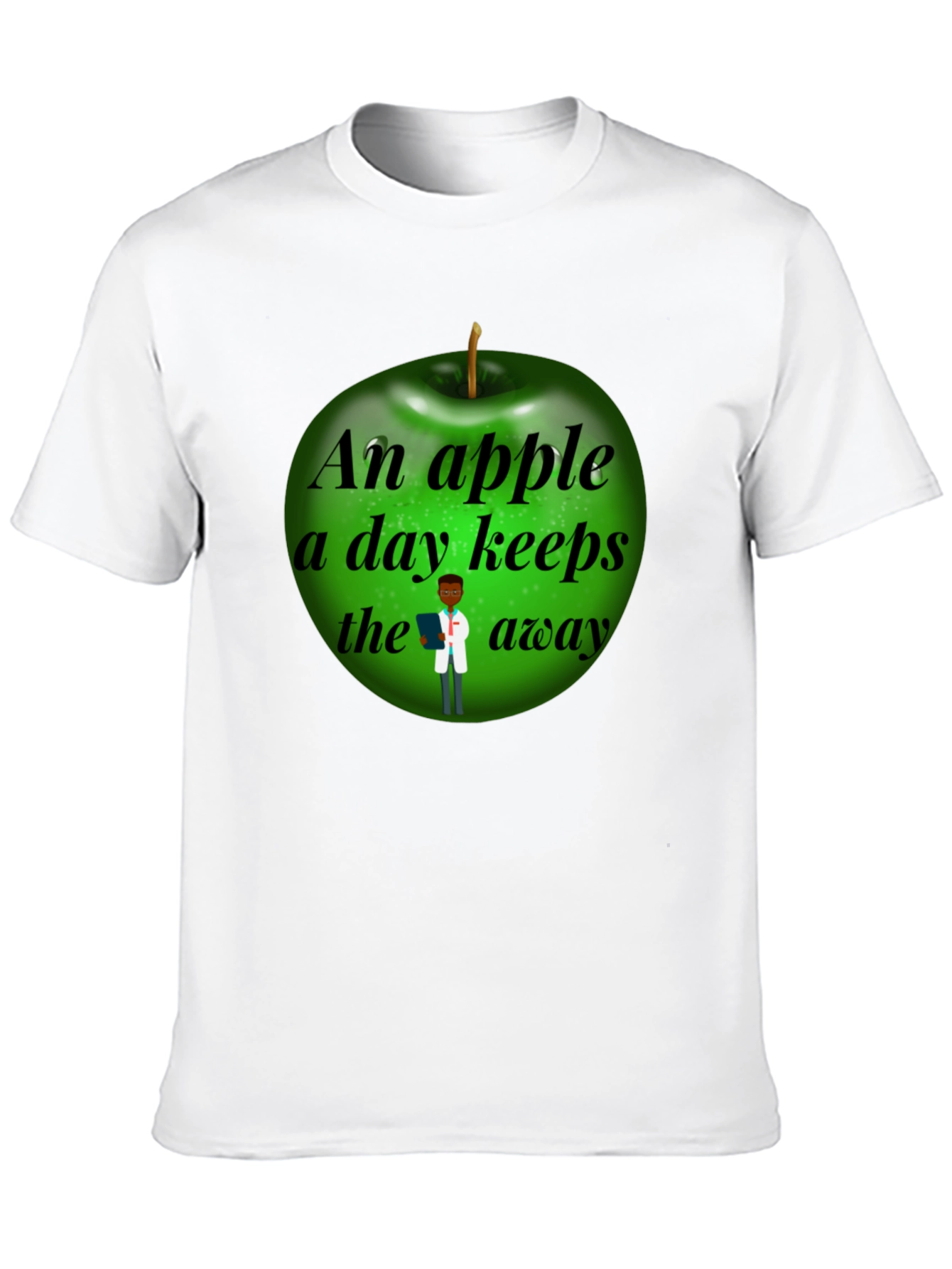 Funny Apple a Day Doctor T-Shirt