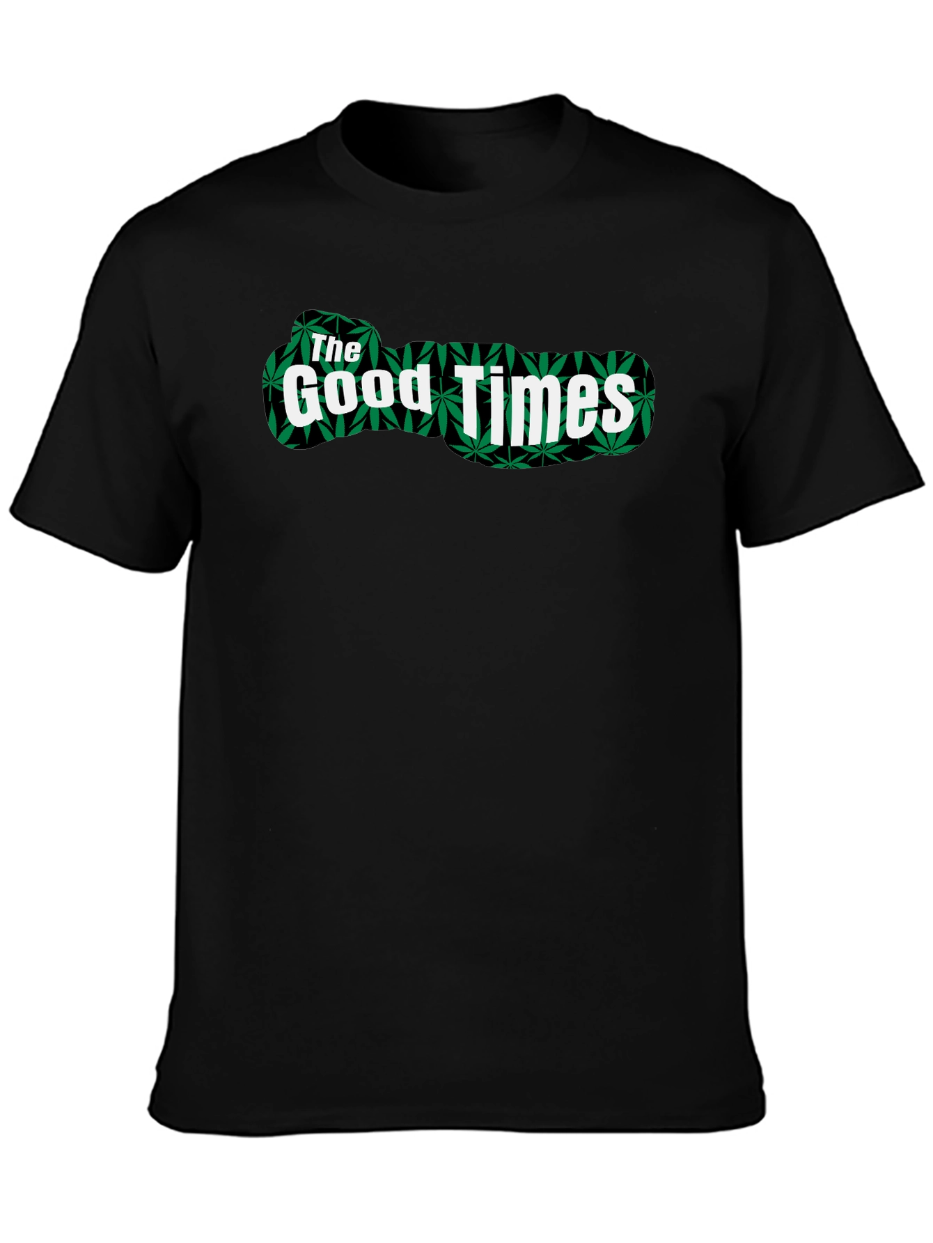 The Good Times Graphic Tee - Marijuana Leaf Print