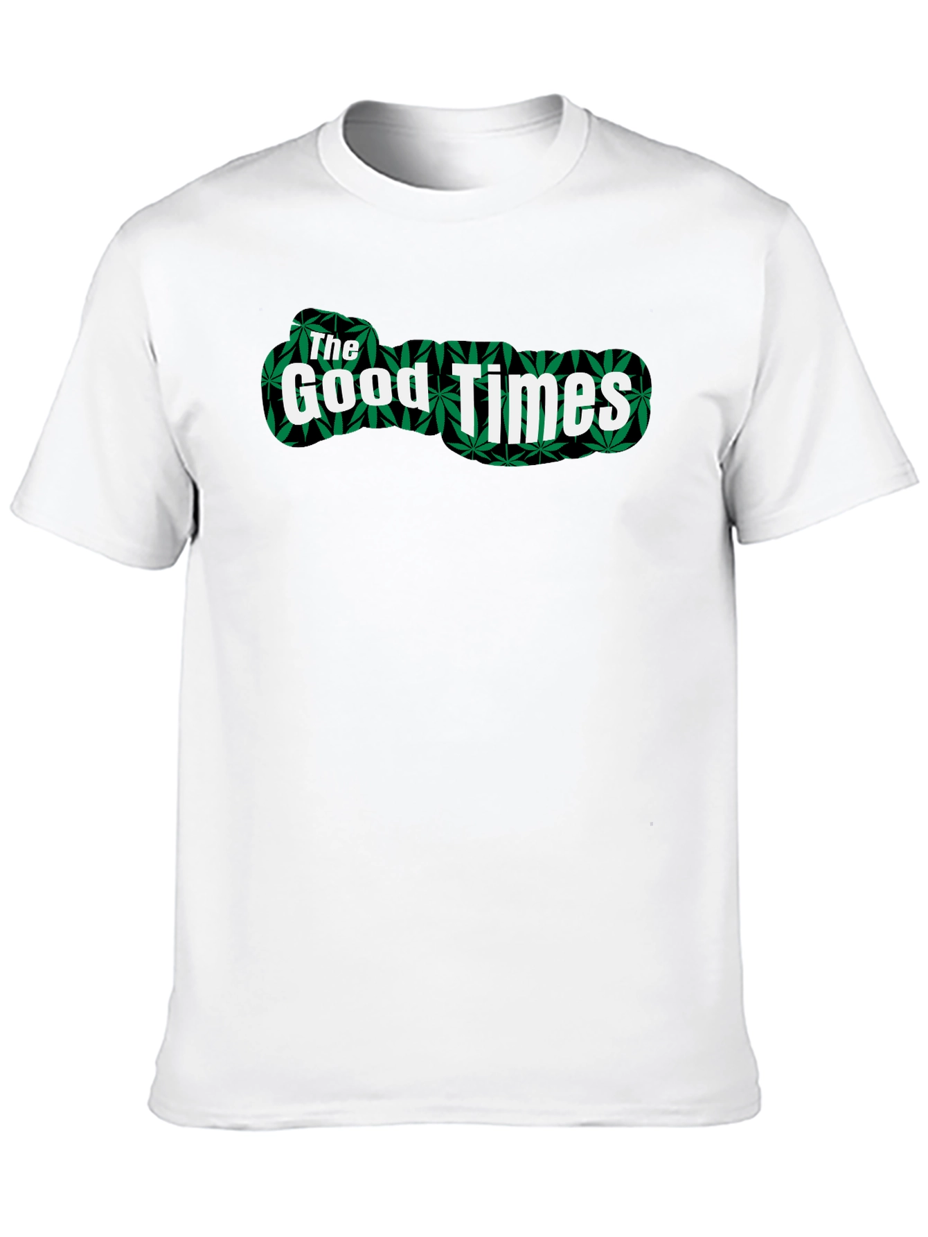 The Good Times Graphic Tee - Marijuana Leaf Print
