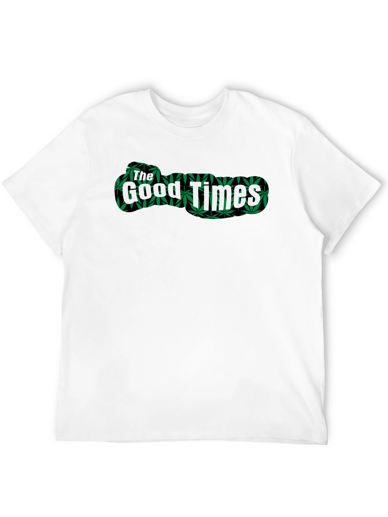The Good Times Graphic Tee - Marijuana Leaf Print