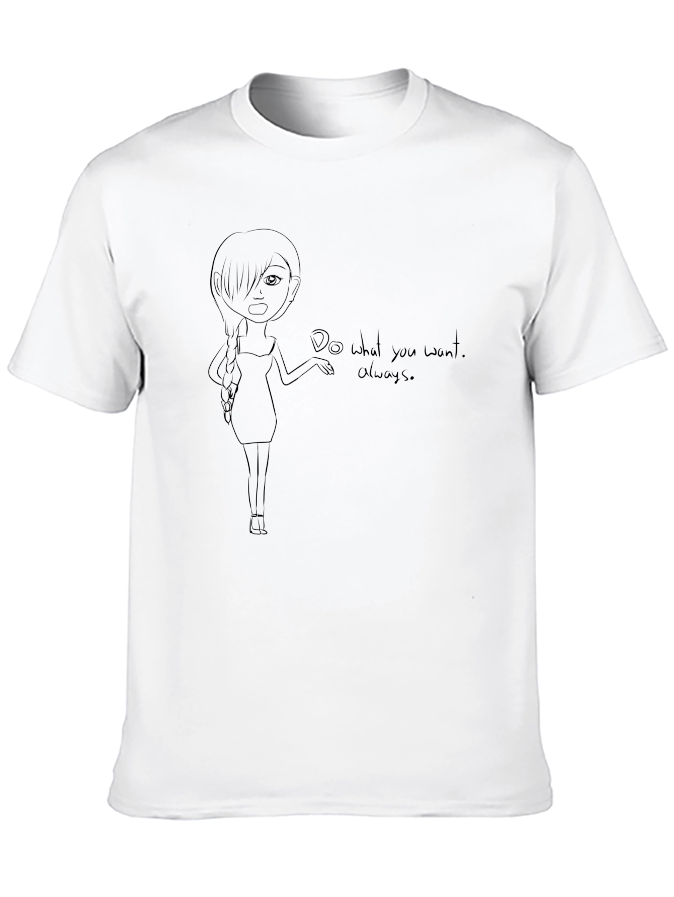 Graphic Tee: Do What You Want - Relaxed Fit