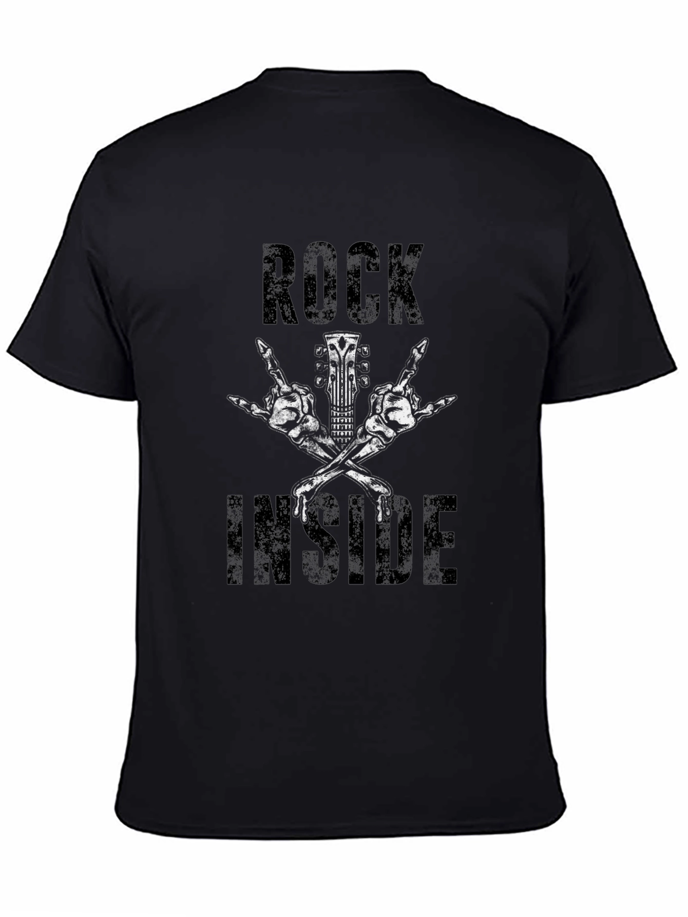 Rock Inside Graphic Tee - Black