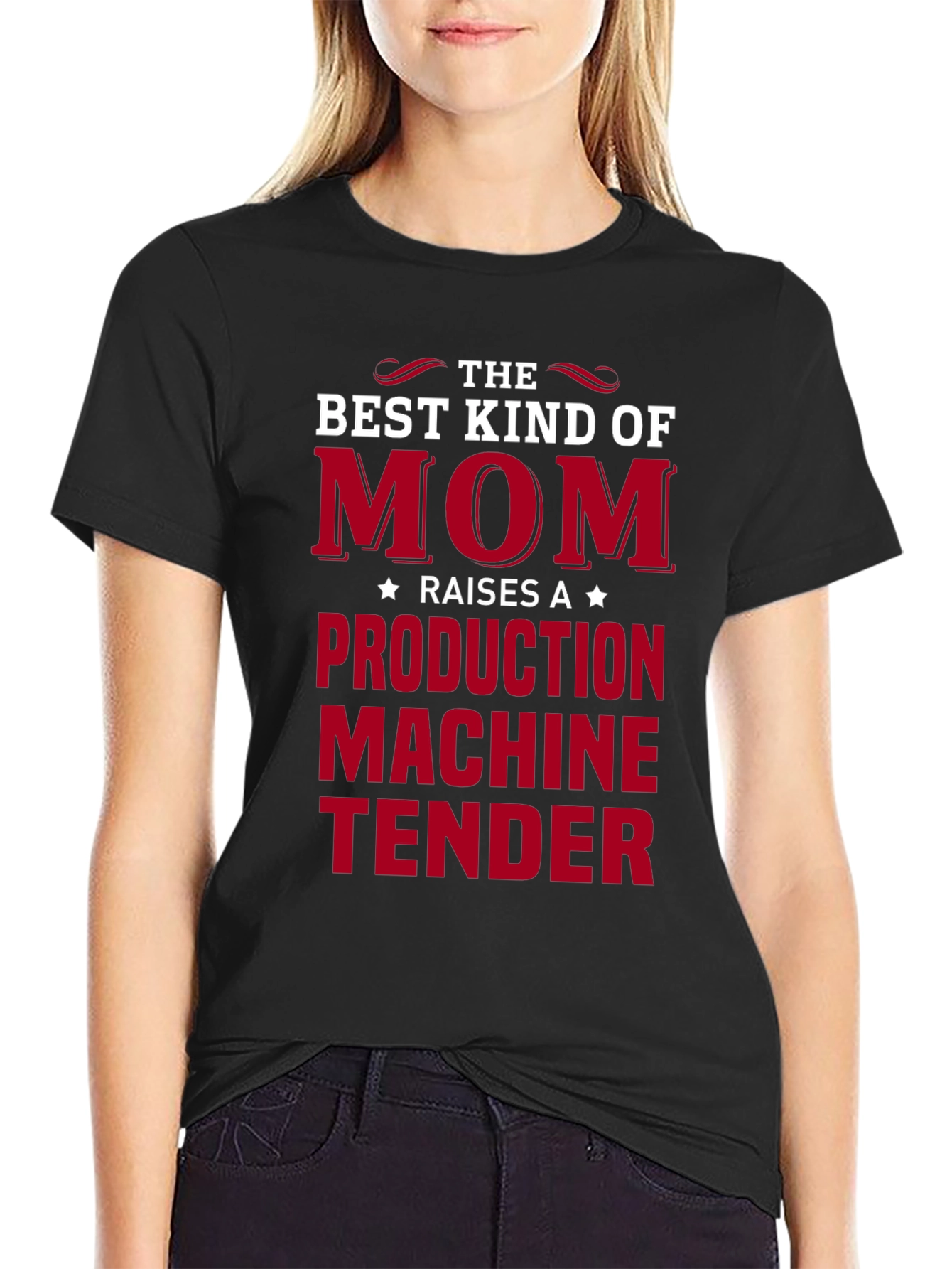 Mom Production Machine Tender T-Shirt