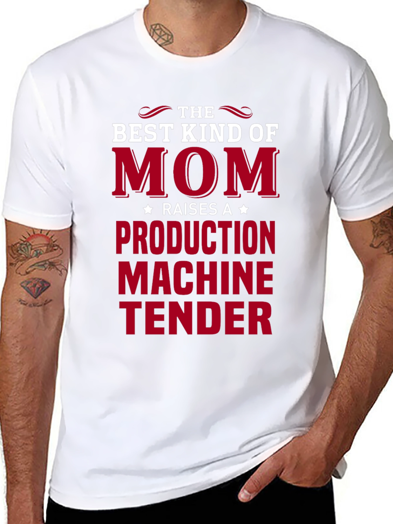 Mom Production Machine Tender T-Shirt