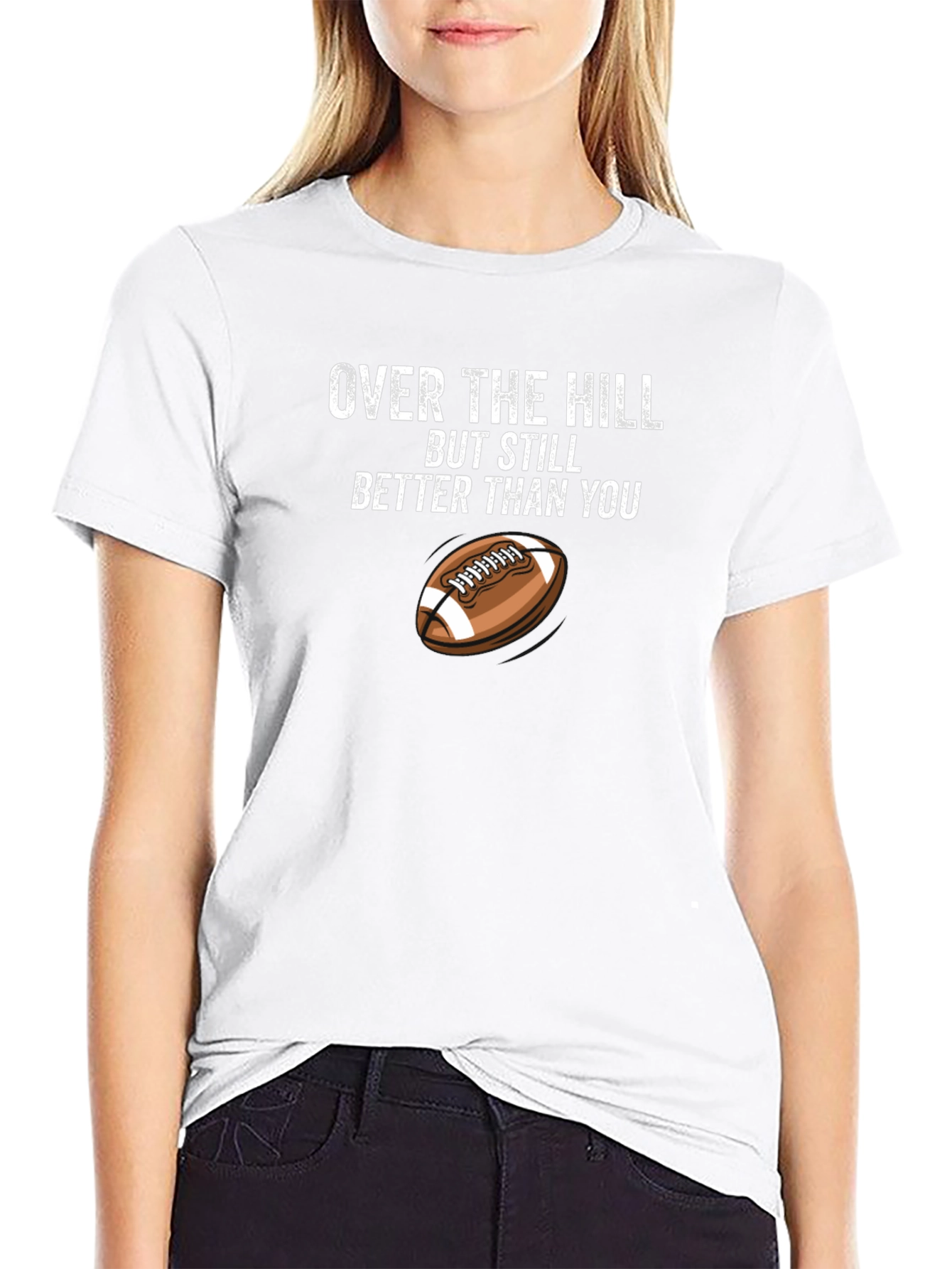 Over the Hill Football T-Shirt