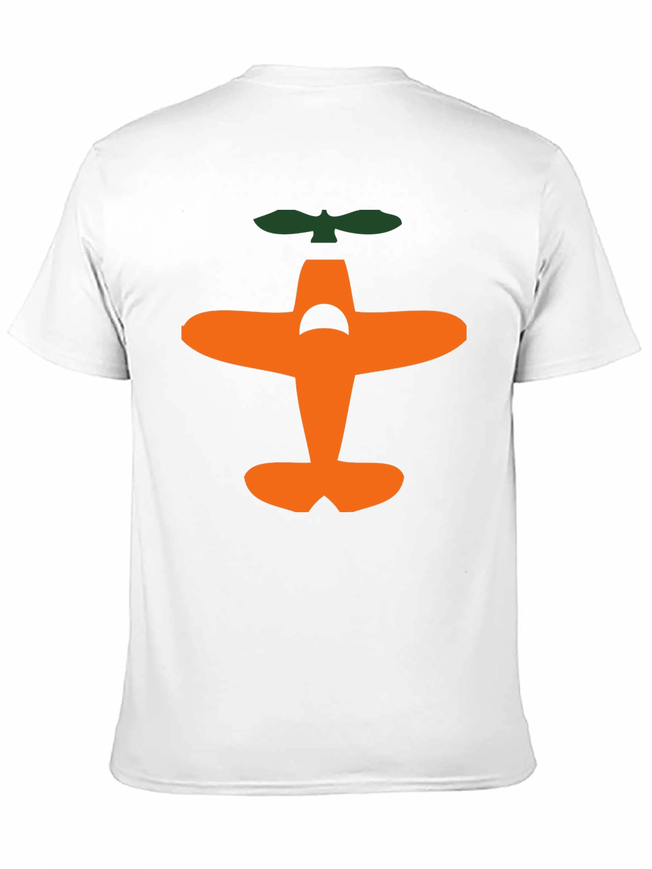 Airplane Graphic Tee - Black Cotton T-Shirt