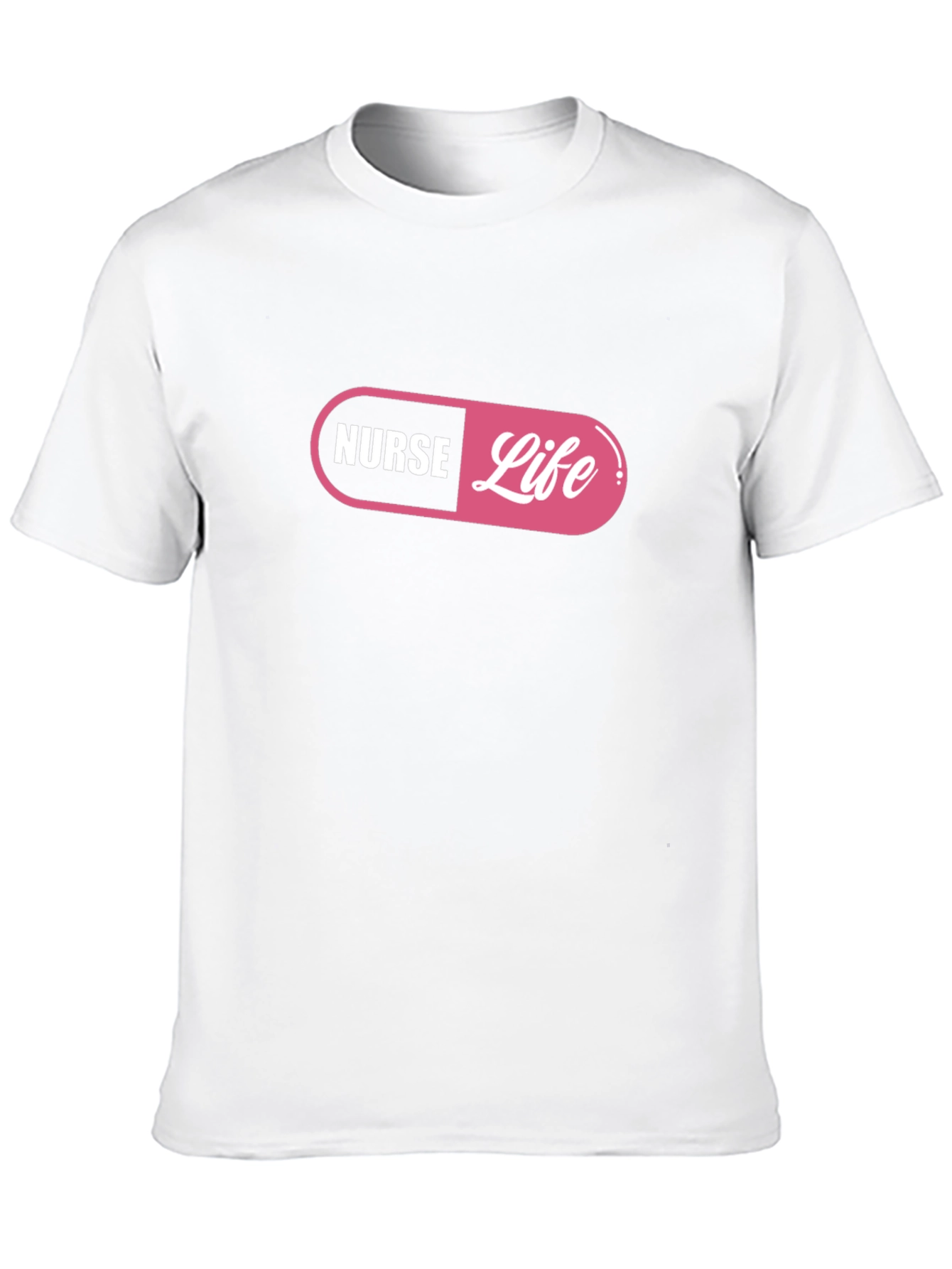Nurse Life Graphic T-Shirt - Pill Design