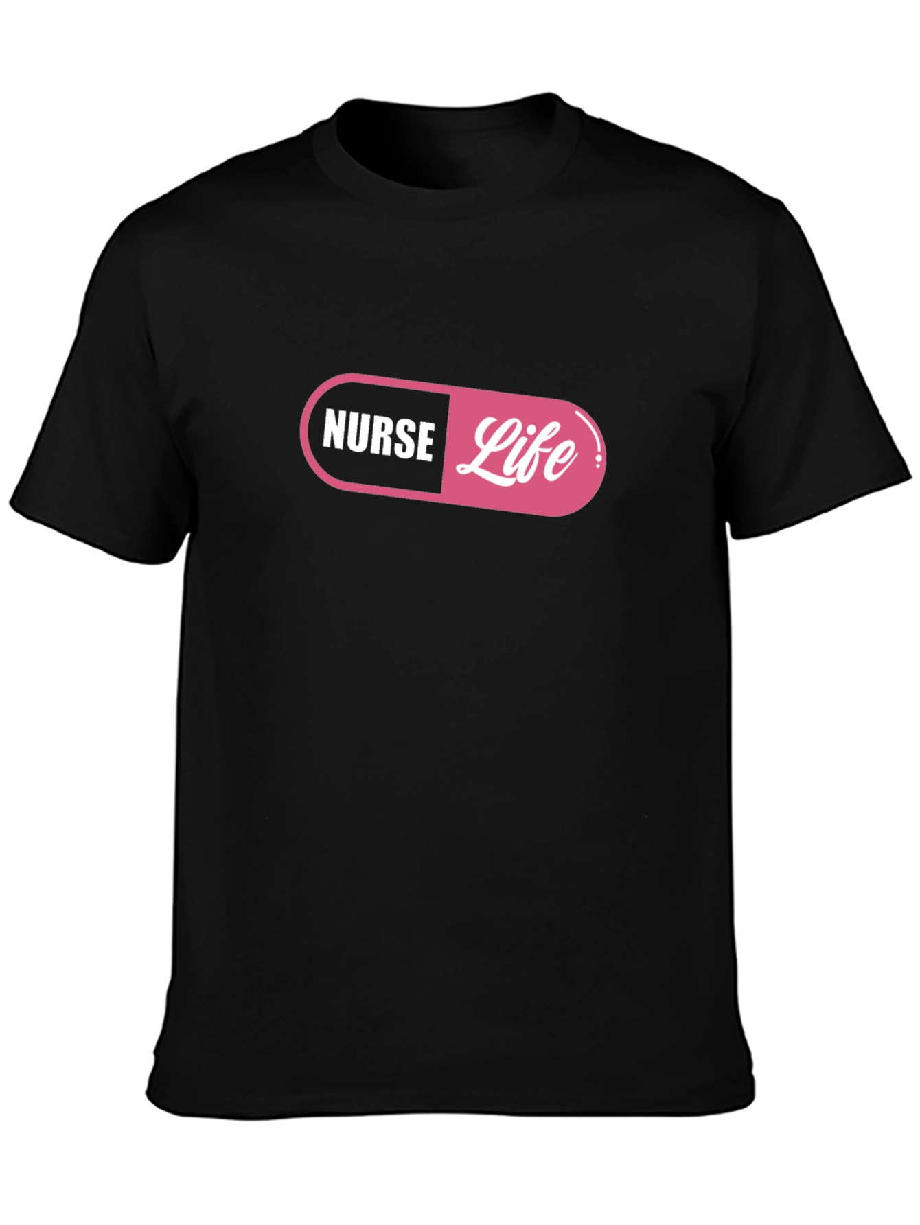 Nurse Life Graphic T-Shirt - Pill Design