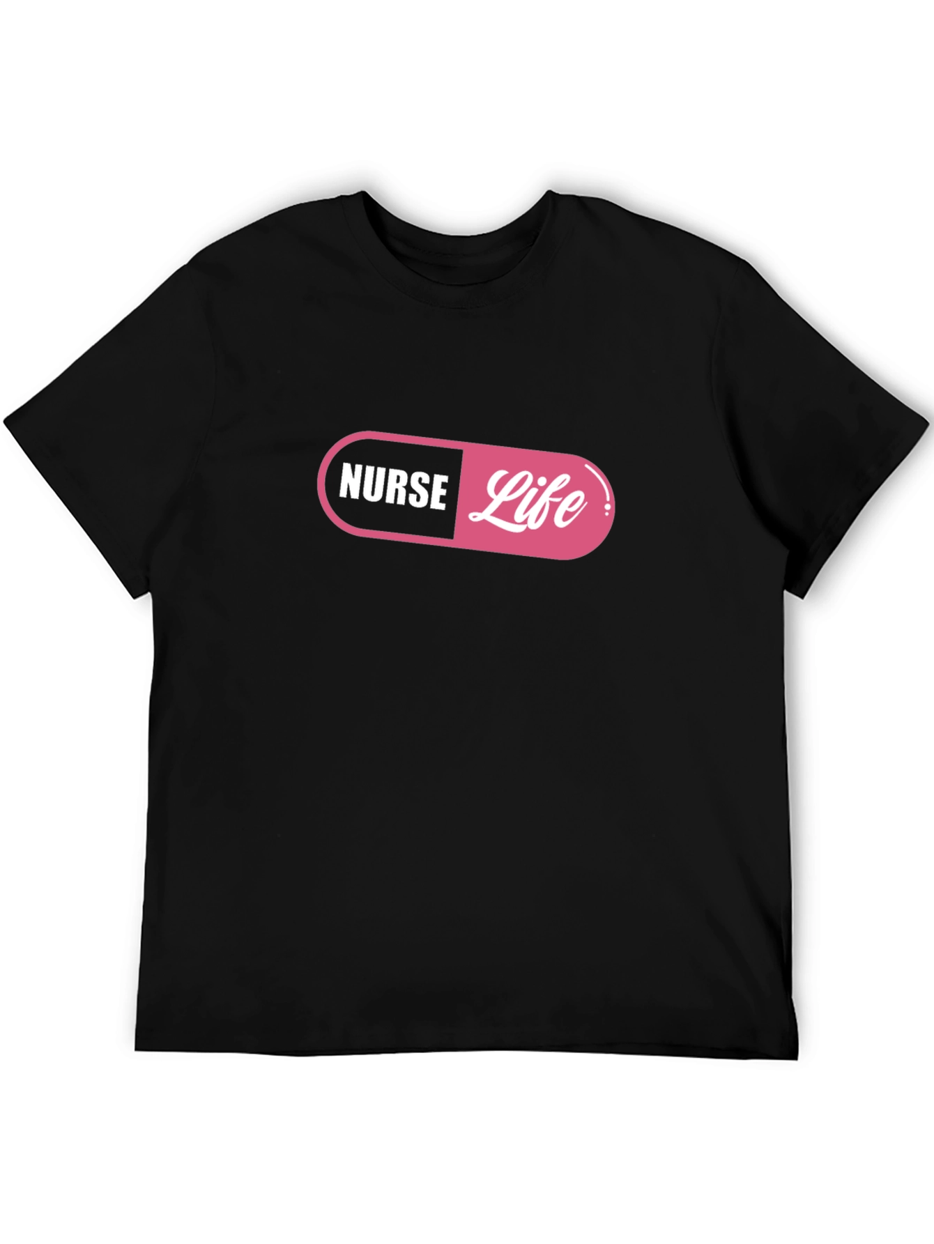 Nurse Life Graphic T-Shirt - Pill Design