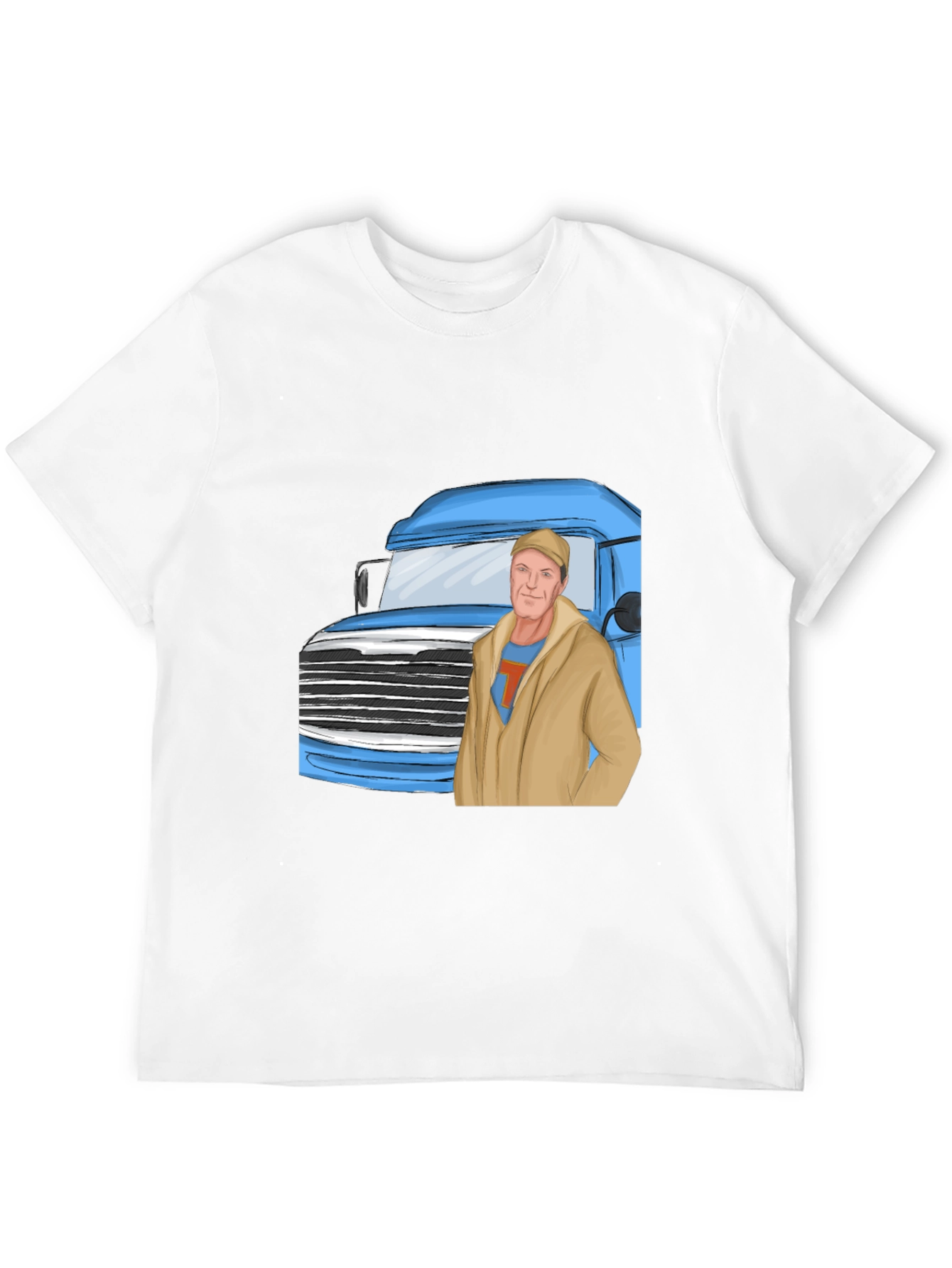 Trucker T-Shirt - Black