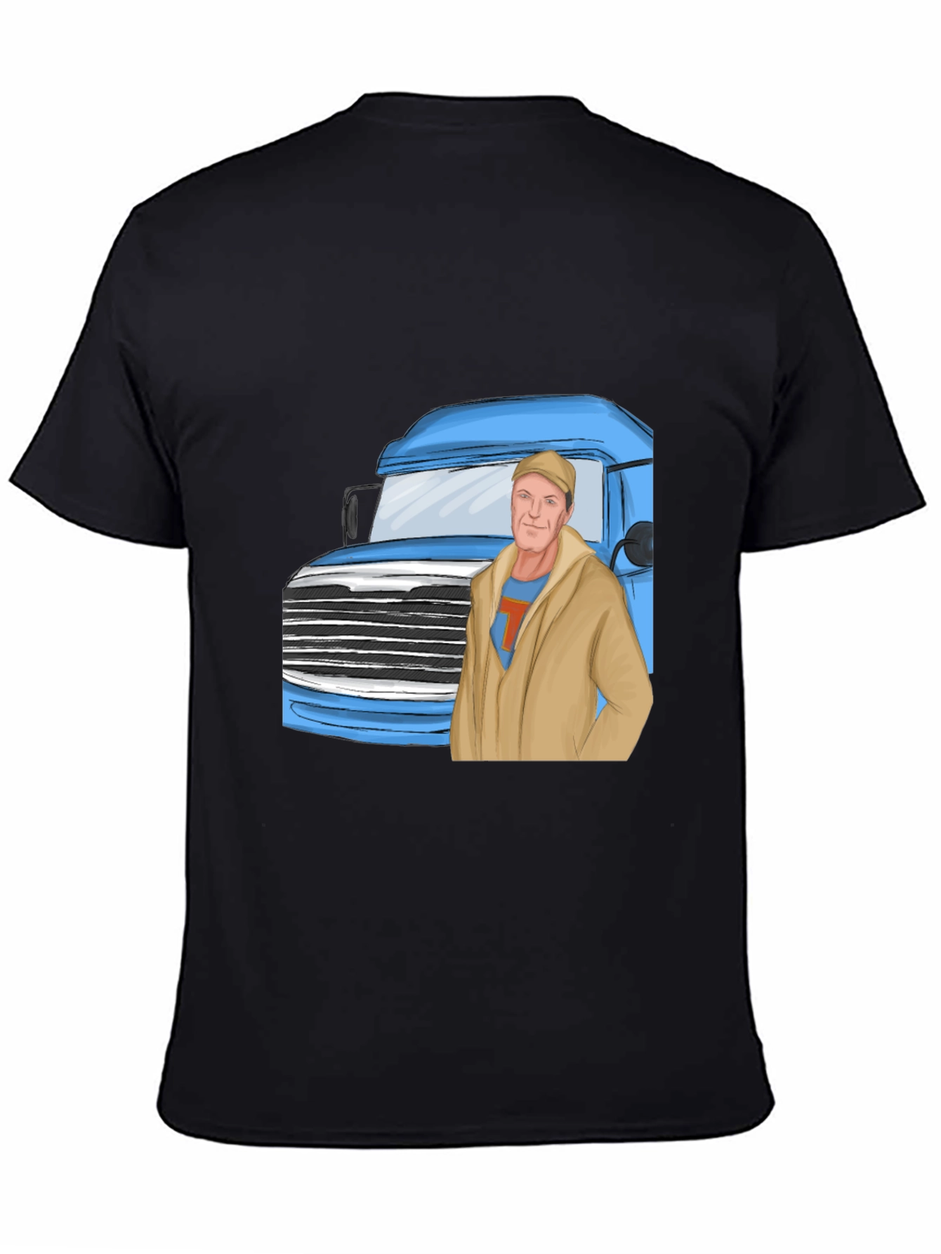Trucker T-Shirt - Black