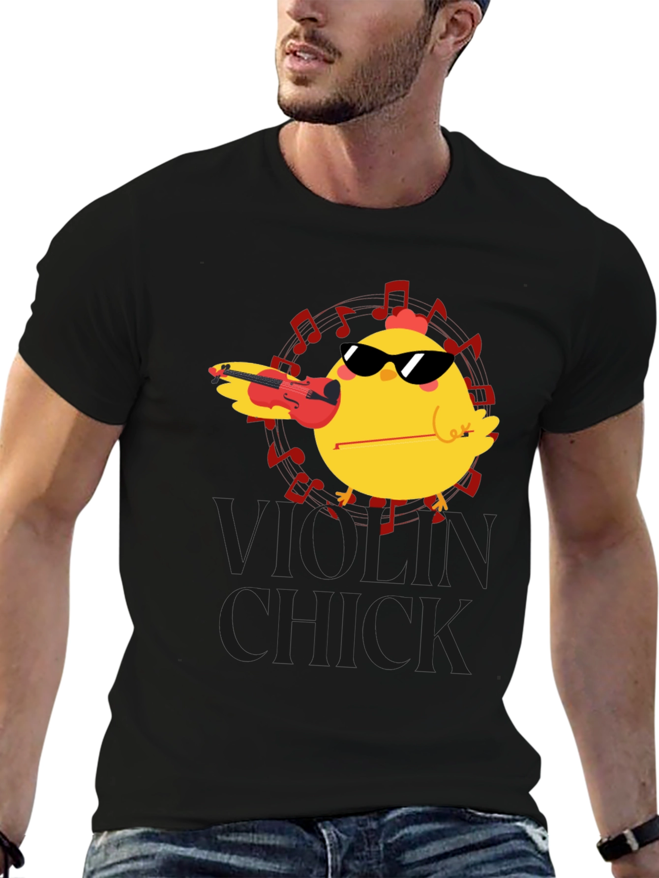 Violin Chick T-Shirt - Music Lover Tee