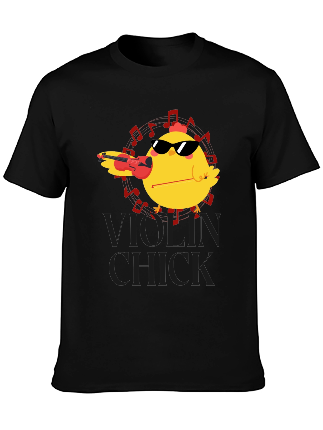 Violin Chick T-Shirt - Music Lover Tee