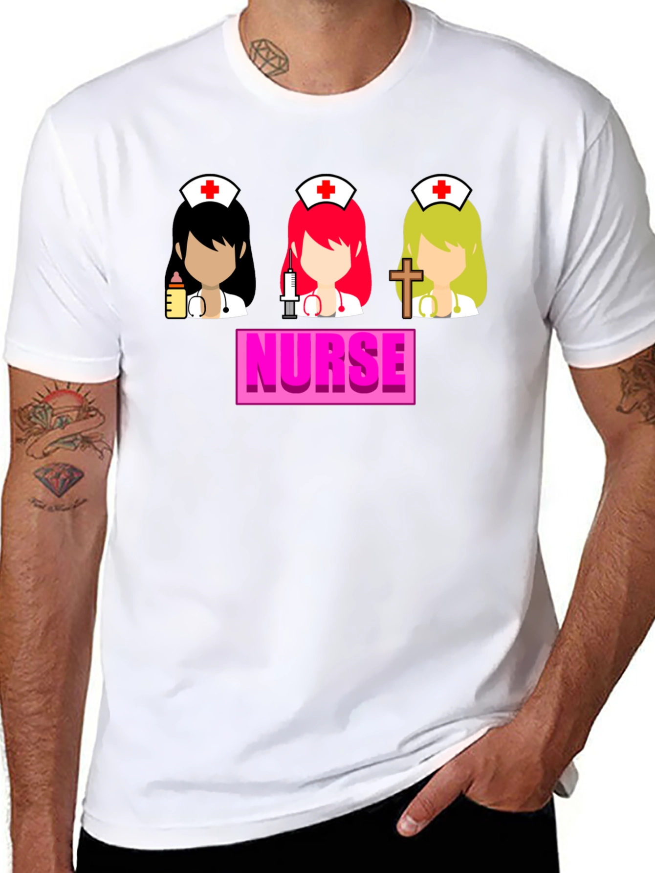 Nurse Trio Graphic T-Shirt