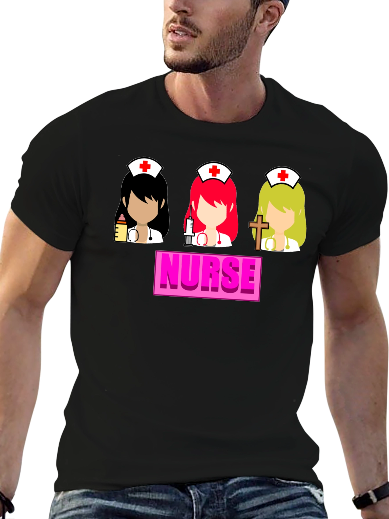Nurse Trio Graphic T-Shirt