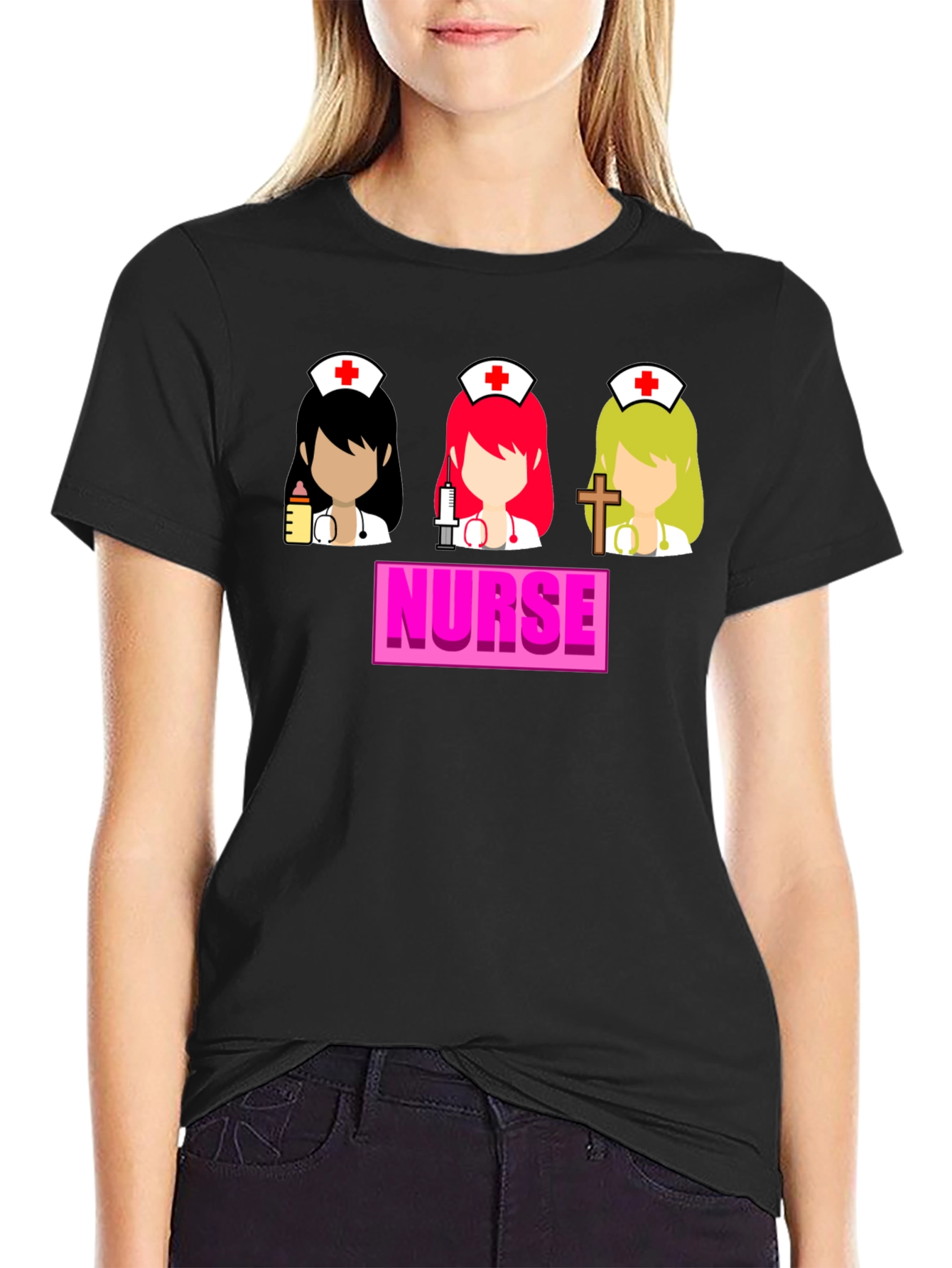 Nurse Trio Graphic T-Shirt