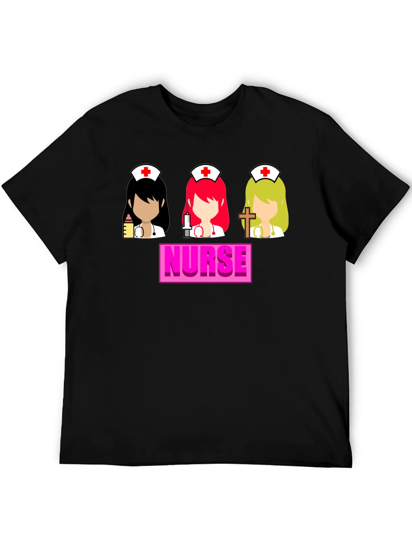 Nurse Trio Graphic T-Shirt