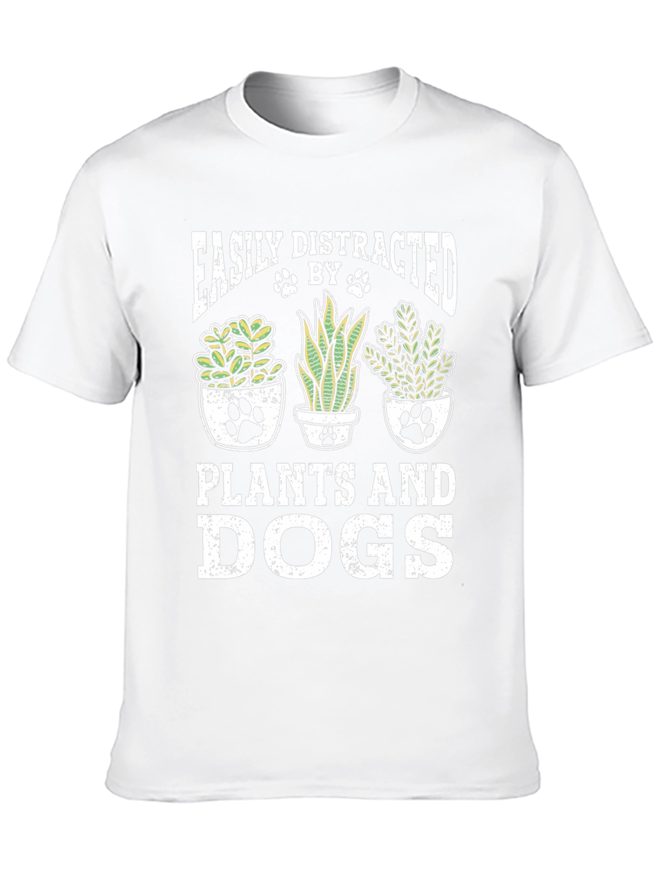 Easily Distracted by Plants and Dogs T-Shirt
