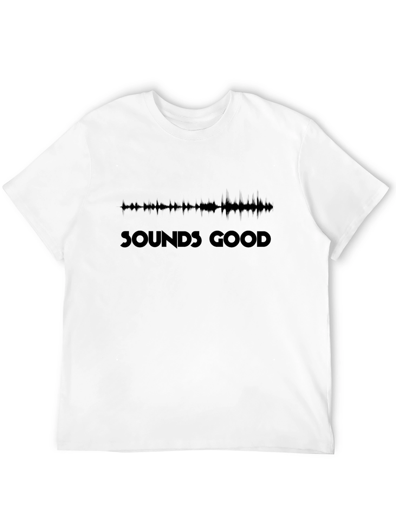 Sounds Good Graphic Tee - Mens Black T-Shirt