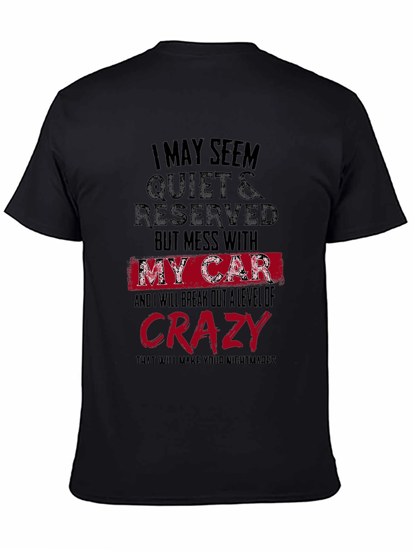 Quiet & Reserved Car Lovers T-Shirt